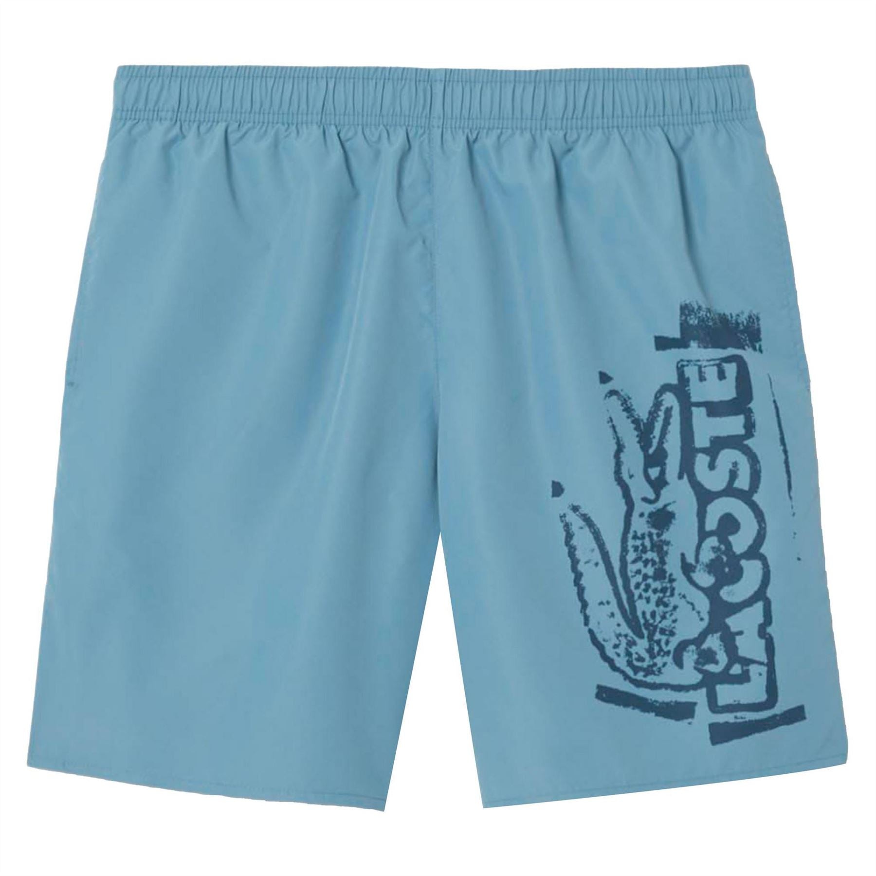 Lacoste Long Branded Swim Trunks