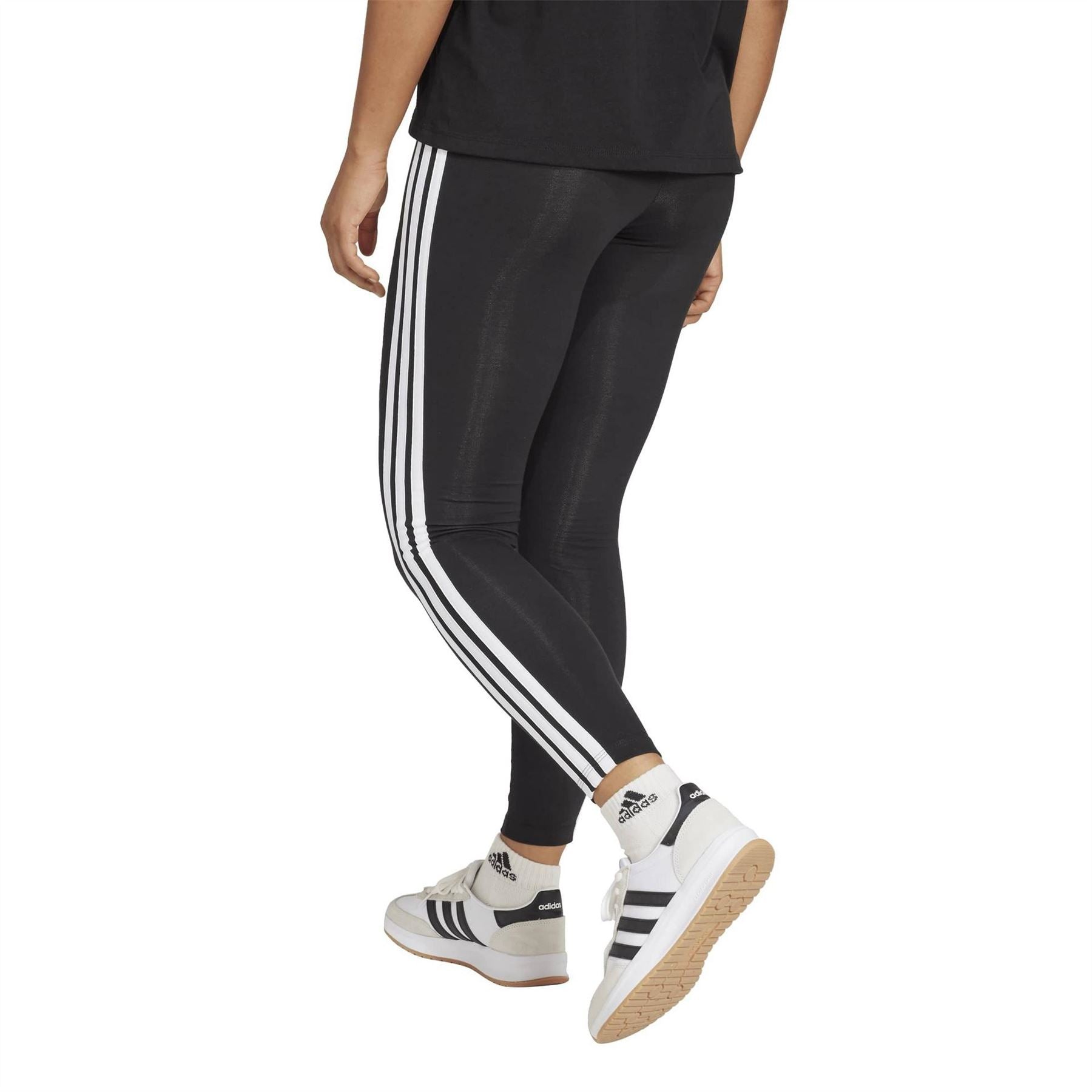 adidas Womens Essentials 3 Stripe Leggings