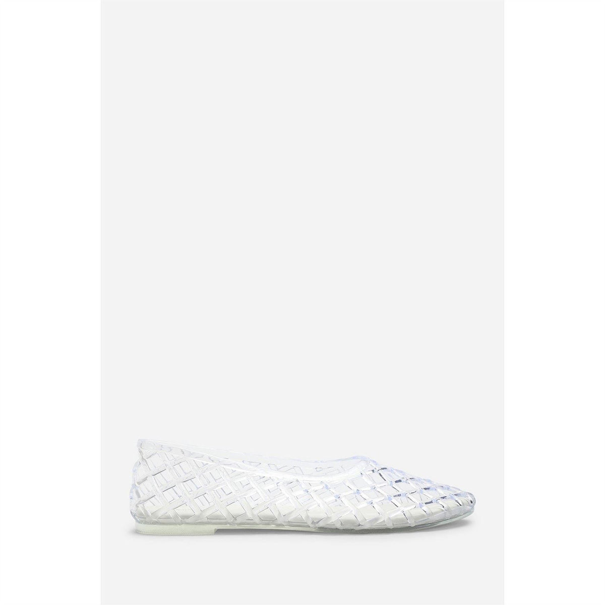 Wheres That From Clear Jelly Ballet Pumps