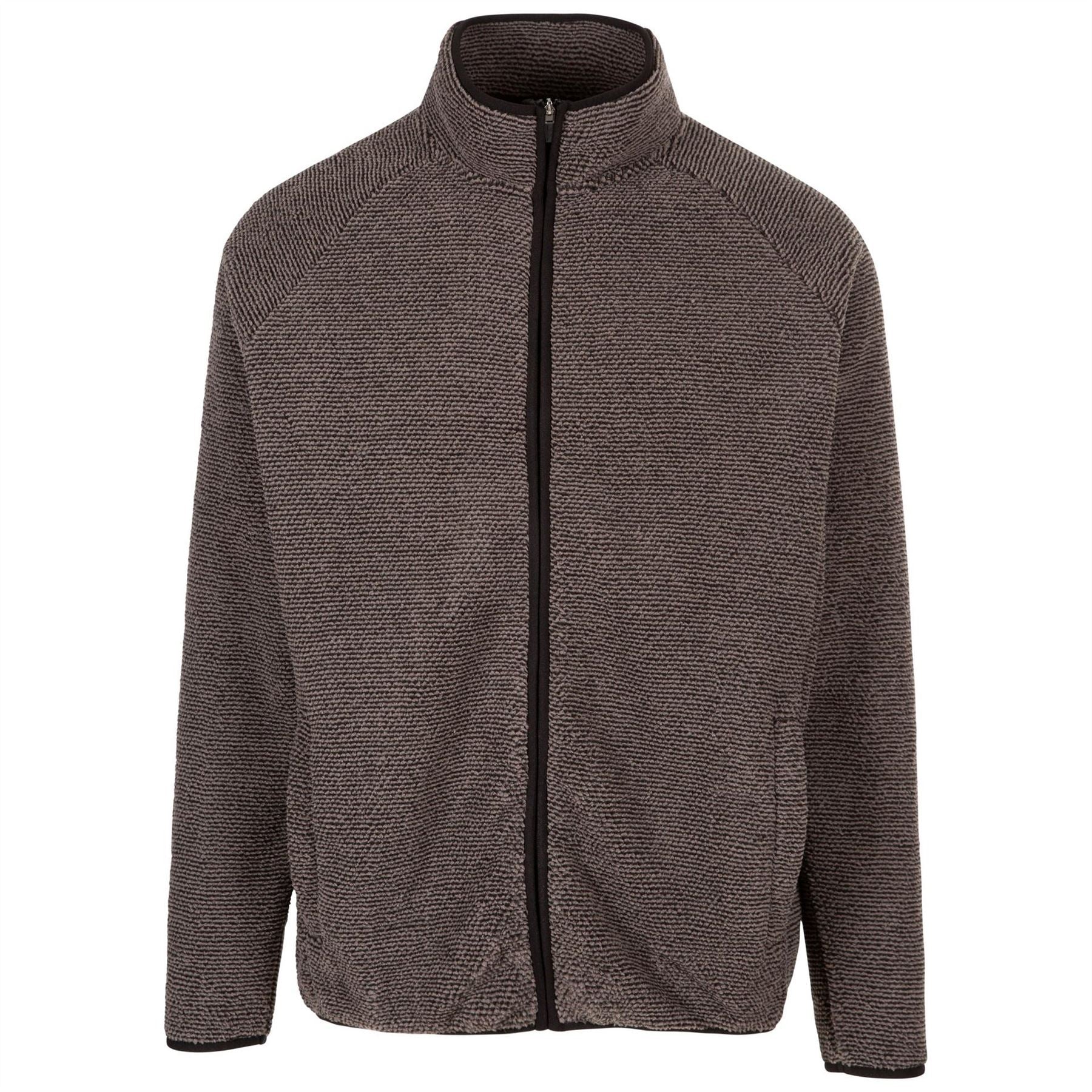 Trespass Salo Textured Full Zipper Fleece Jacket