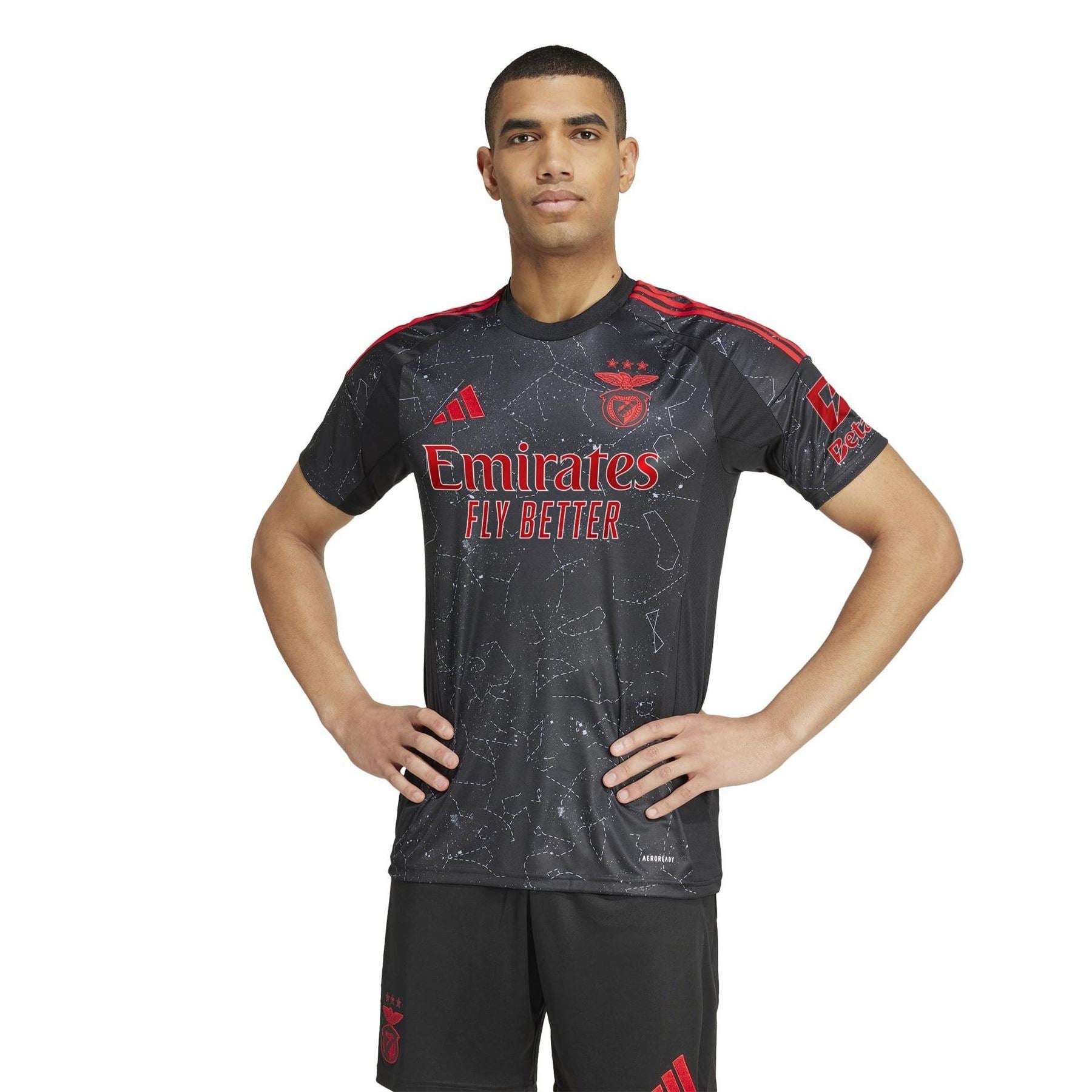 adidas Benfica Away Shirt 2024 2025 Adults