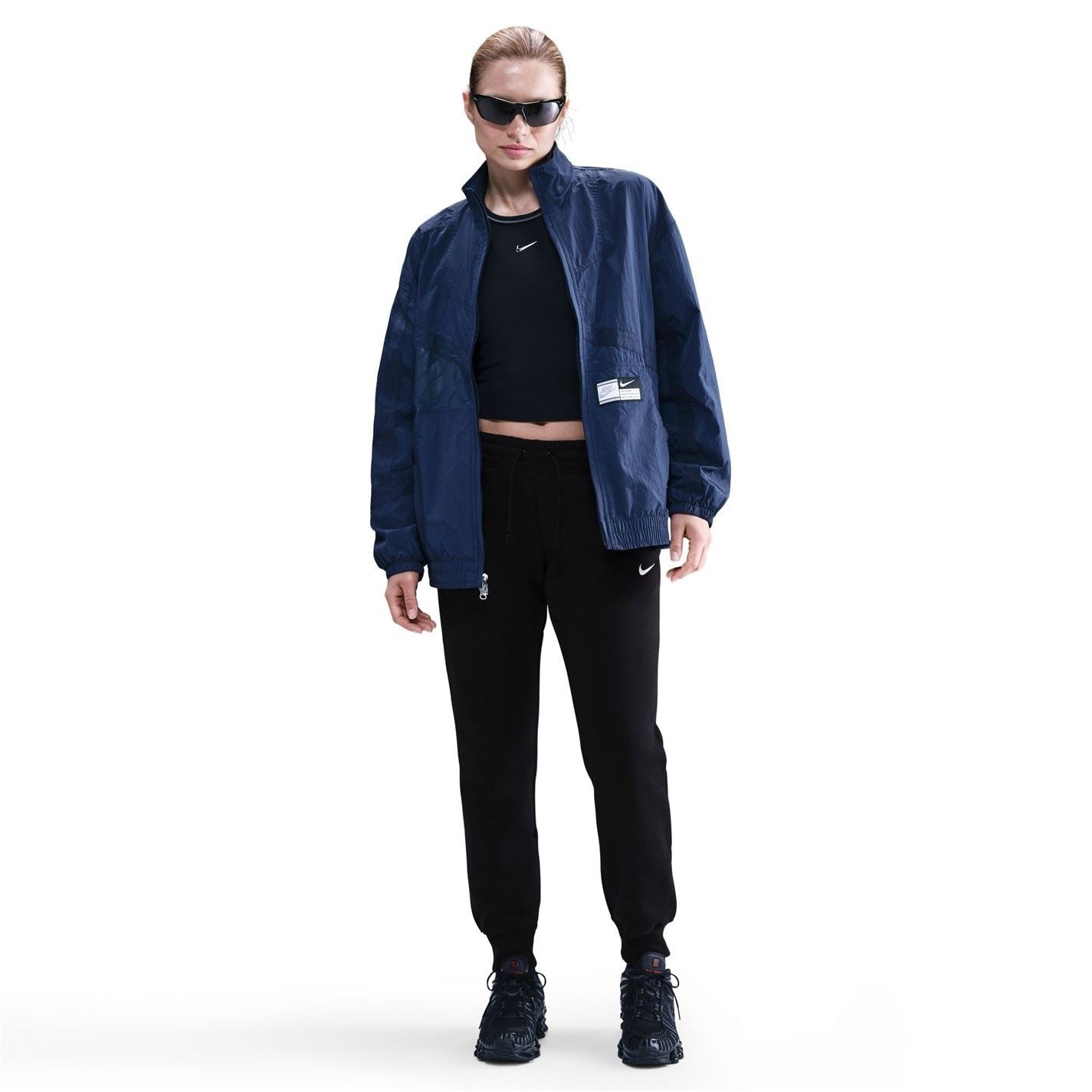 Nike Womens Sportswear Phoenix Fleece Mid Rise Sweatpants