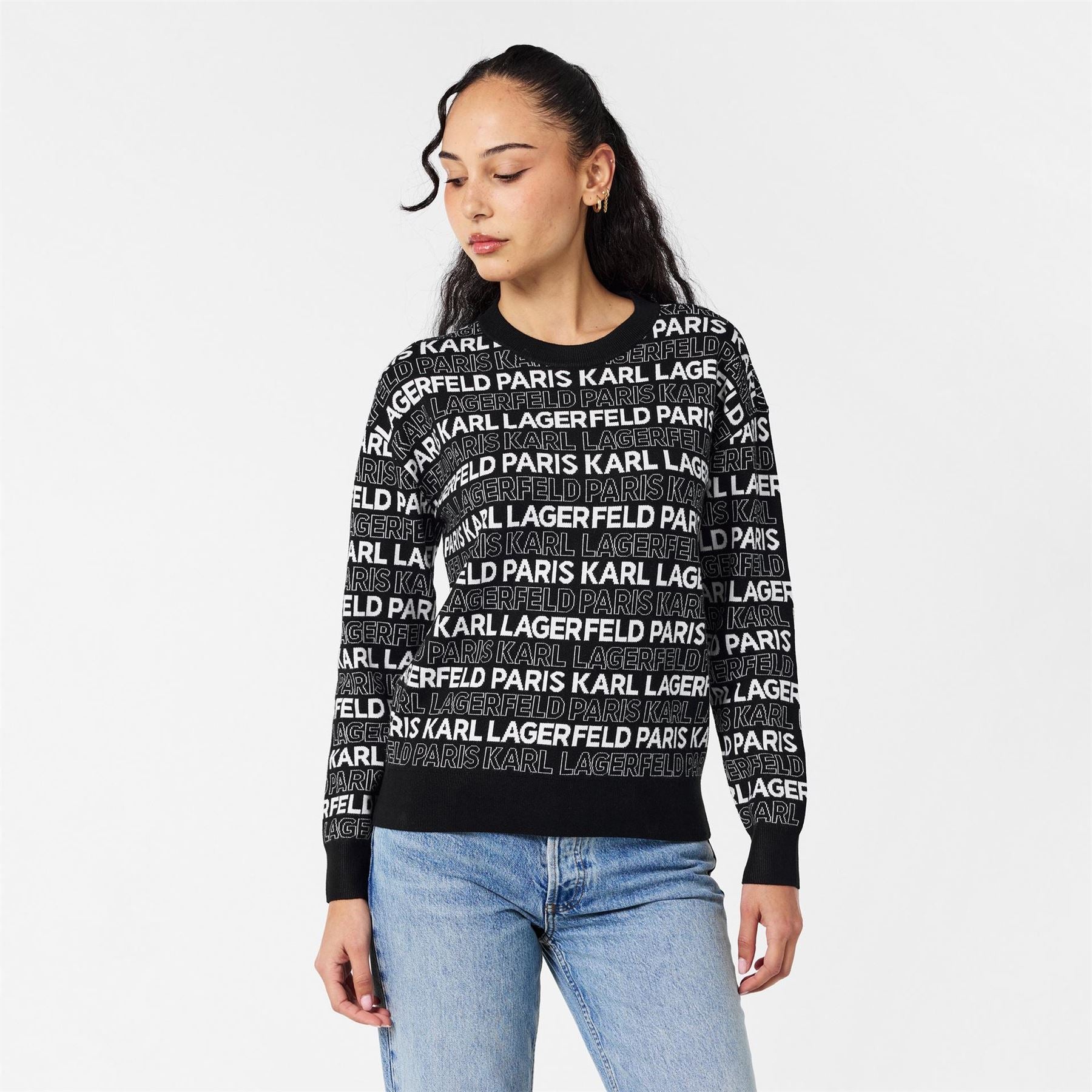 Karl Lagerfeld Karl Sportswear Knitted Crew Neck Jumper