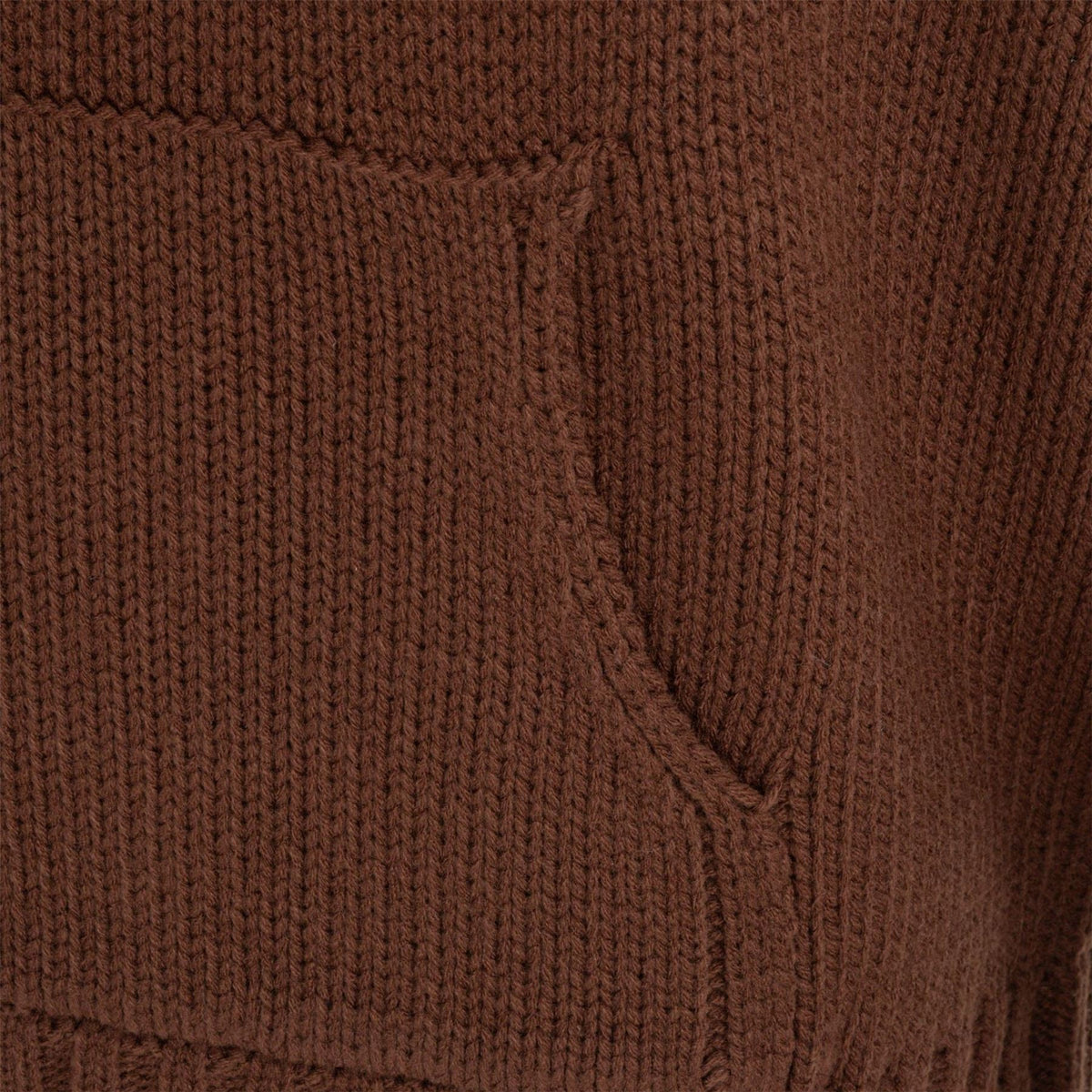 Miso Bow Knit Hooded Neck Long Sleeve Sweatshirt