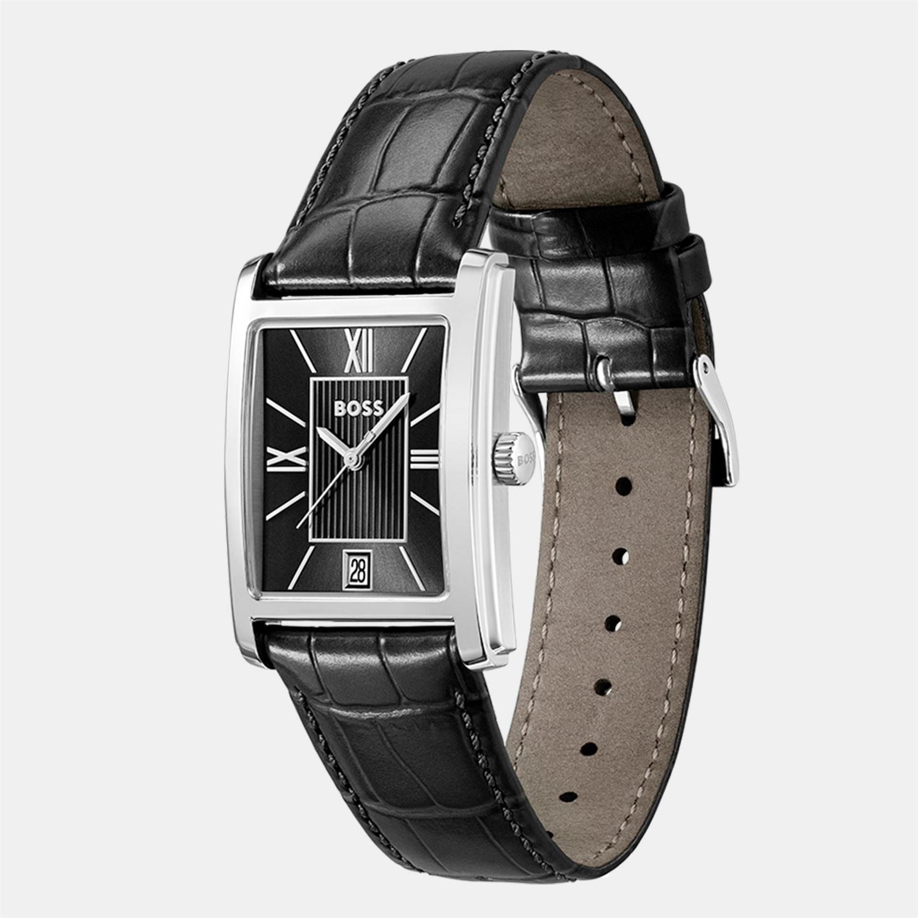 Boss BOSS Principle Dress Watch with Leather Strap