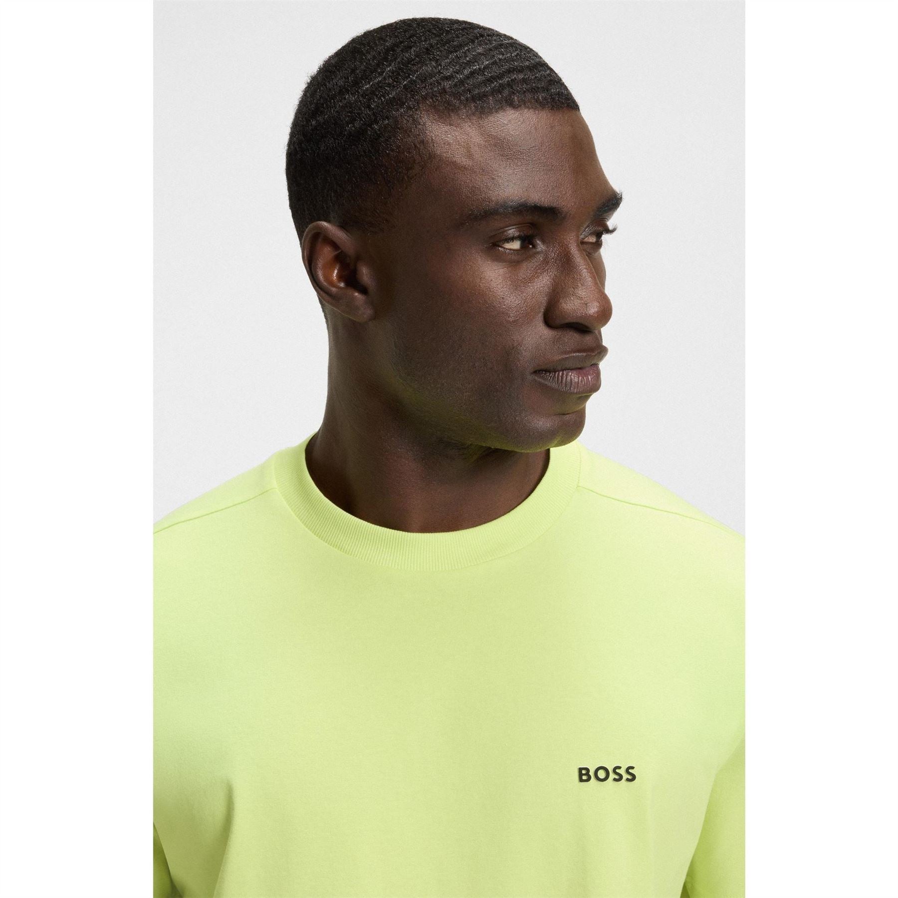 Boss BOSS GREEN T Shirt with Logo Design Stretch Cotton