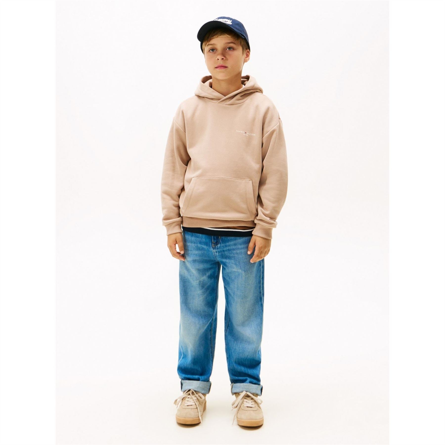 Tommy Hilfiger Hooded Neck Long Sleeve Regular Fit Top