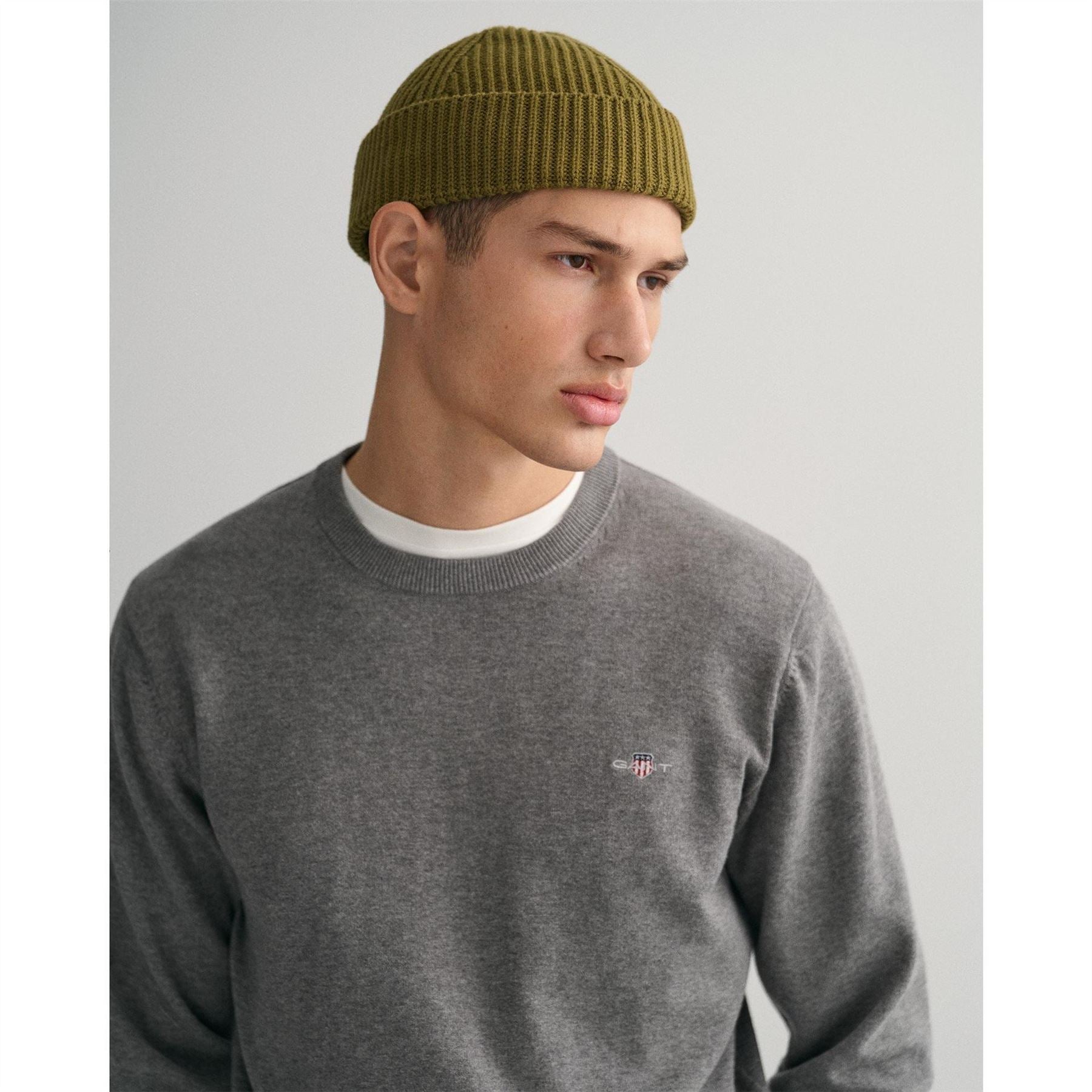 Gant Cotton Crew Neck Sweater