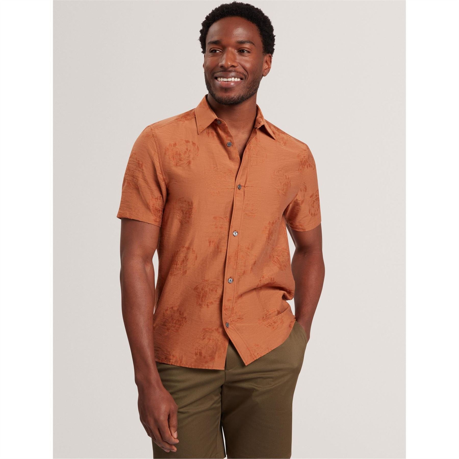 Ted Baker Ss Reg Jacqshirt Sn62