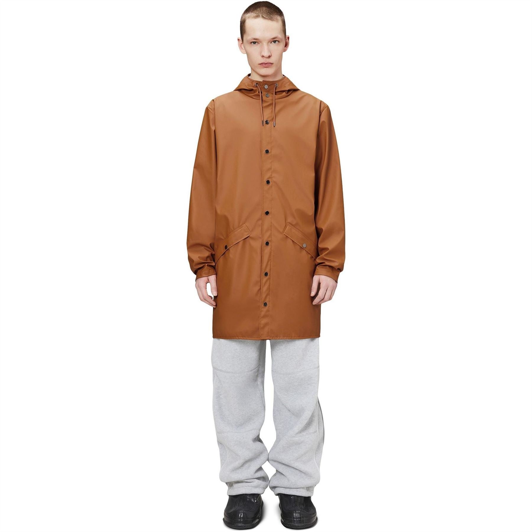 Rains Adults Waterproof Hooded Long Sleeve Rain Anorak