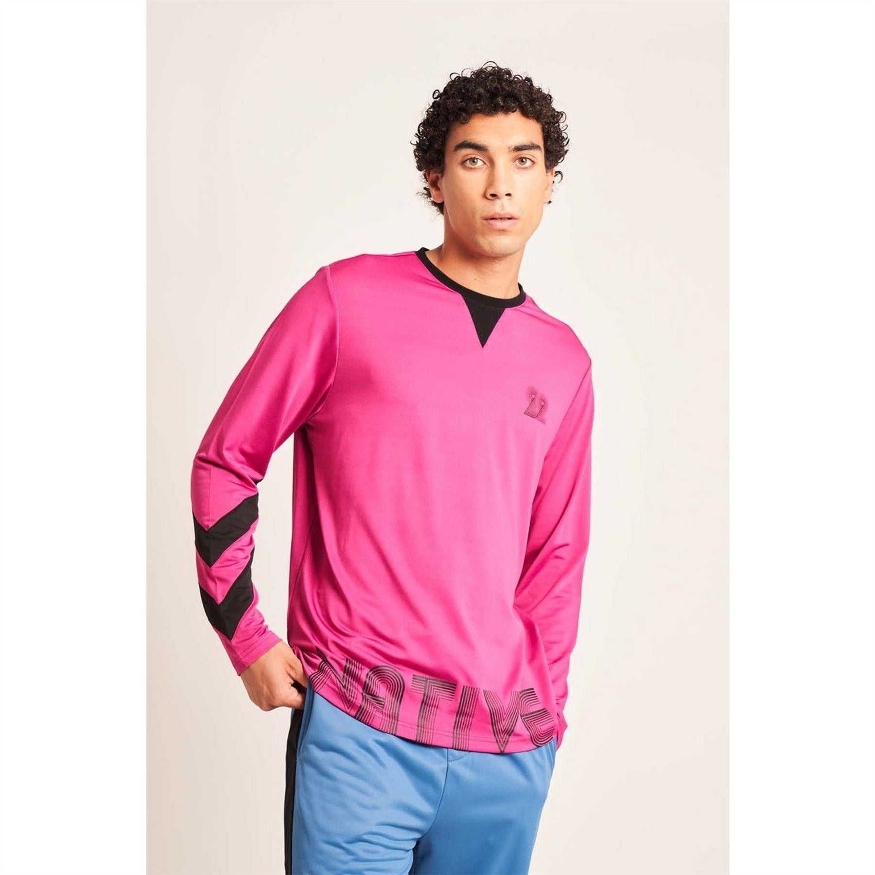 Native Youth Geller Large Genie Relaxed Fit Long Sleeve Crew Neck T-Shirt