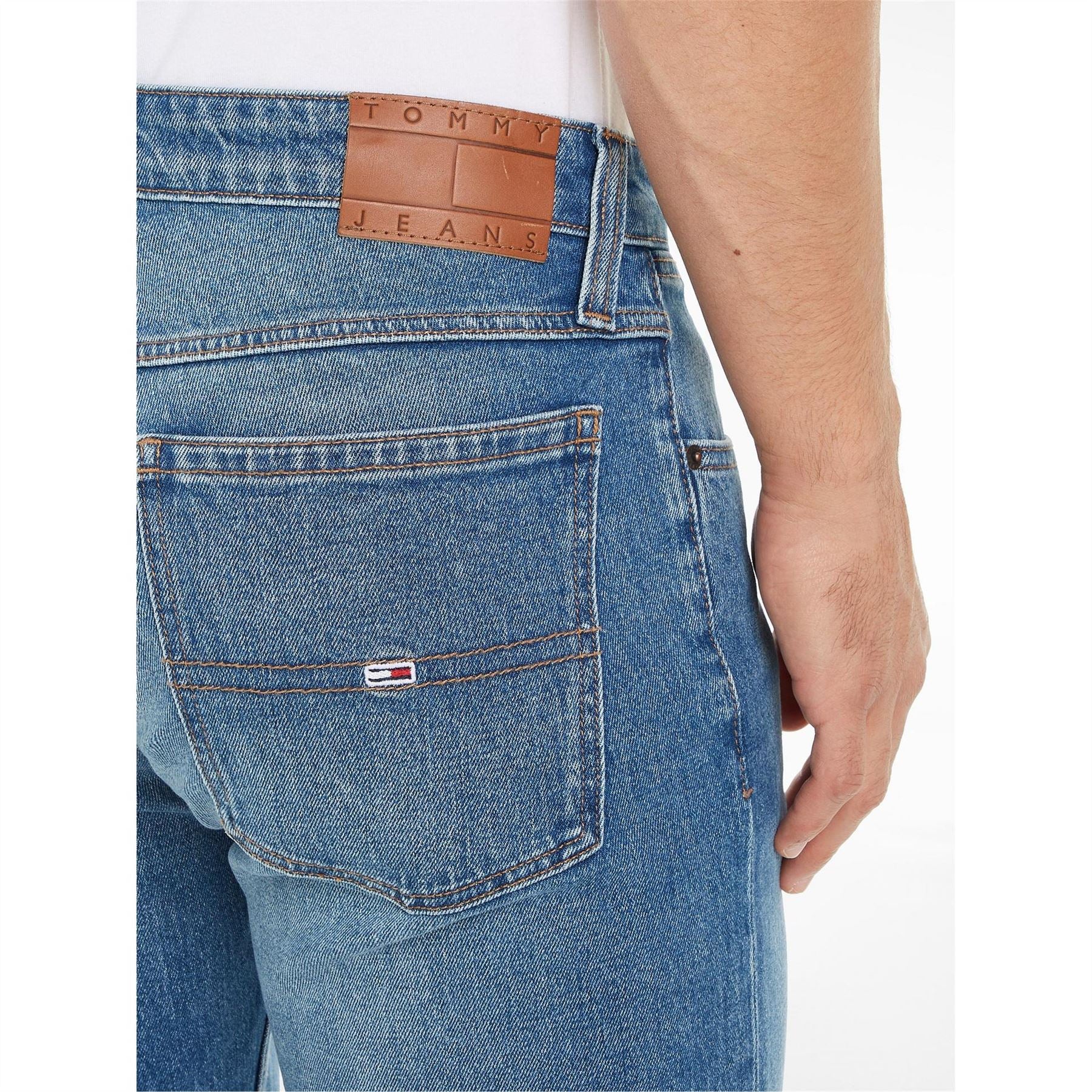 Tommy Jeans Denim Bermuda Shorts Light Wash