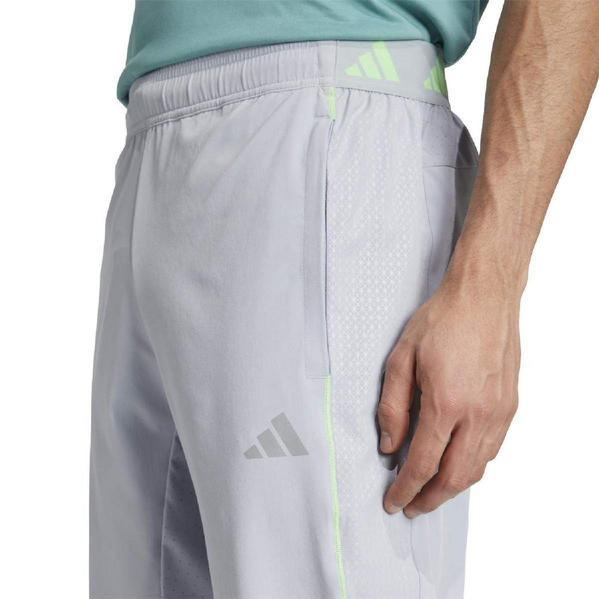 adidas Tech Solid Patterned Tapered Track Pants