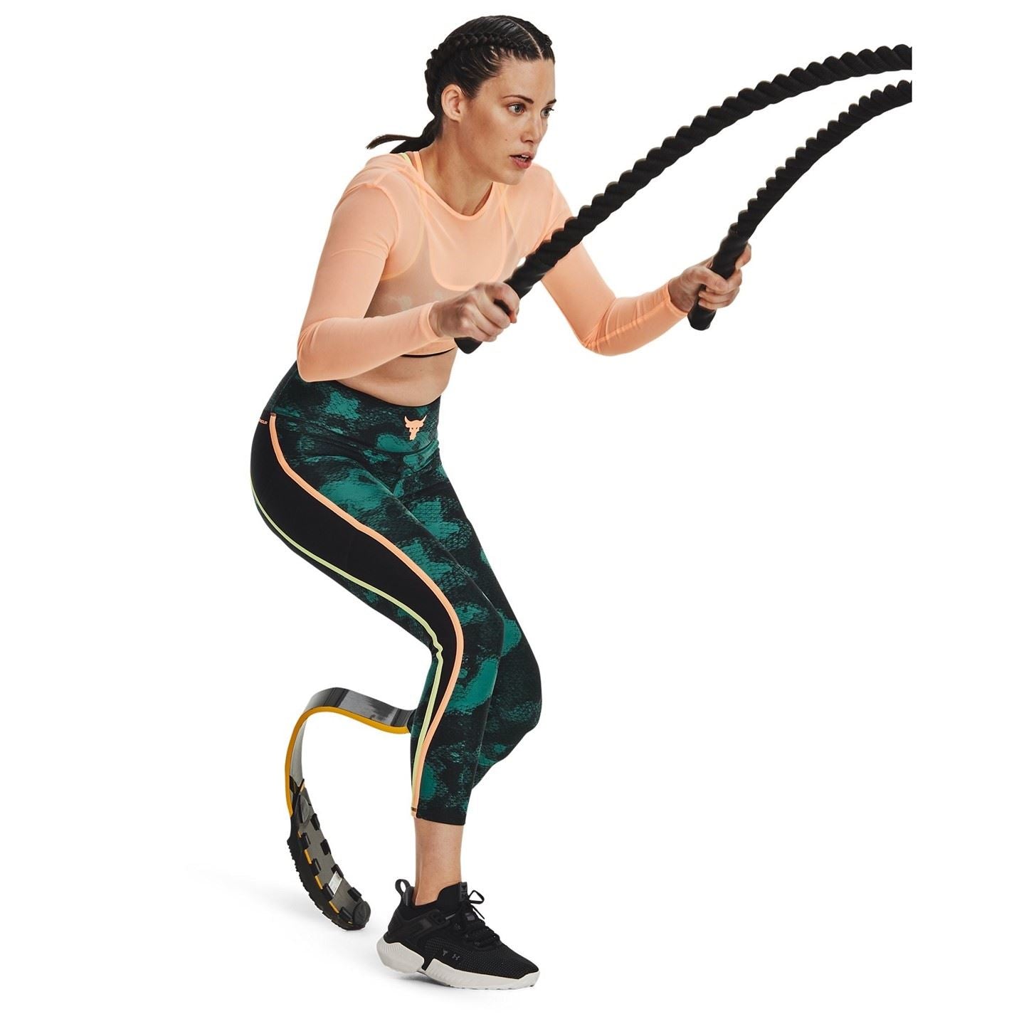 Under Armour Womens Armour Pjt Rck Hg Pt Ankl Lg Fam Capri