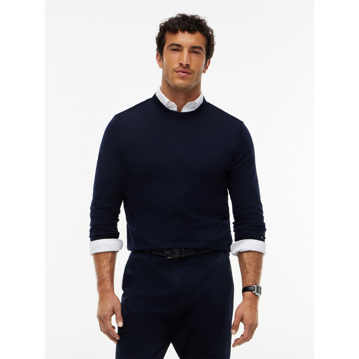 Tommy Hilfiger Tommy Ny Merino Wool Crew Neck Jumper