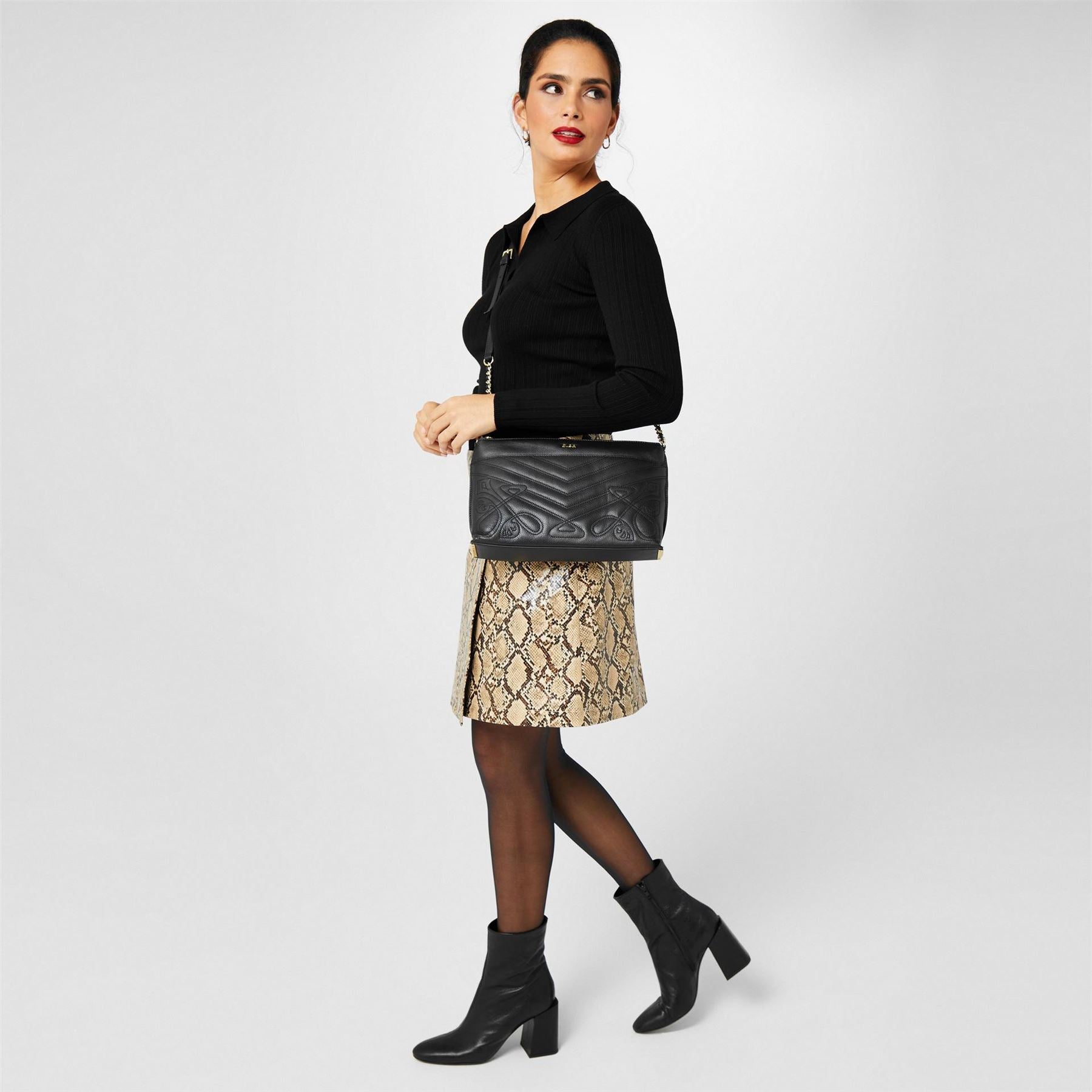 Biba Leather Constance Cross Body Bag
