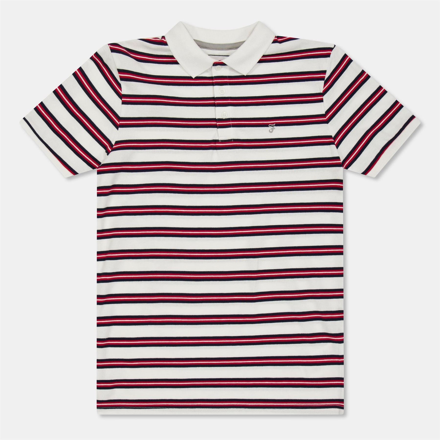 Farah Kids Dye Jersey Short Sleeve Polo Shirt