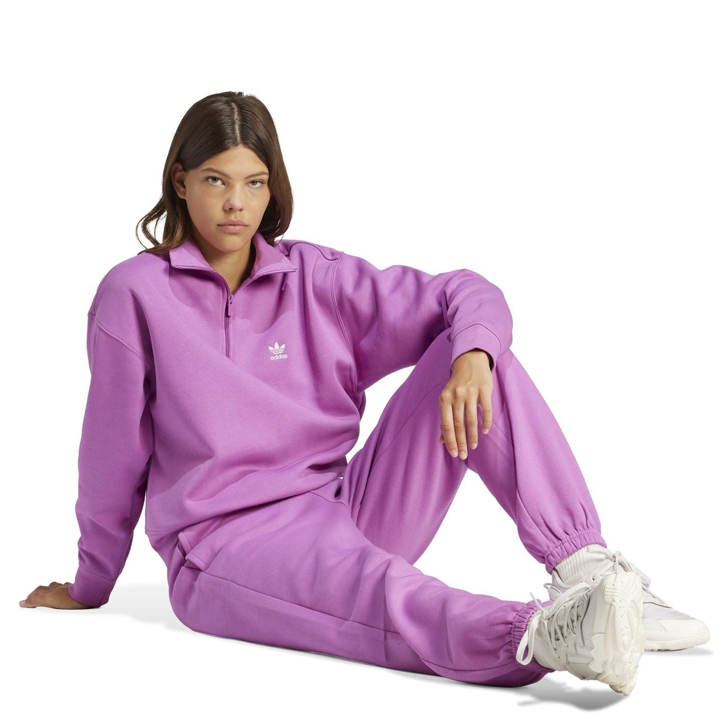 adidas Originals Solid Patterned Straight Joggers