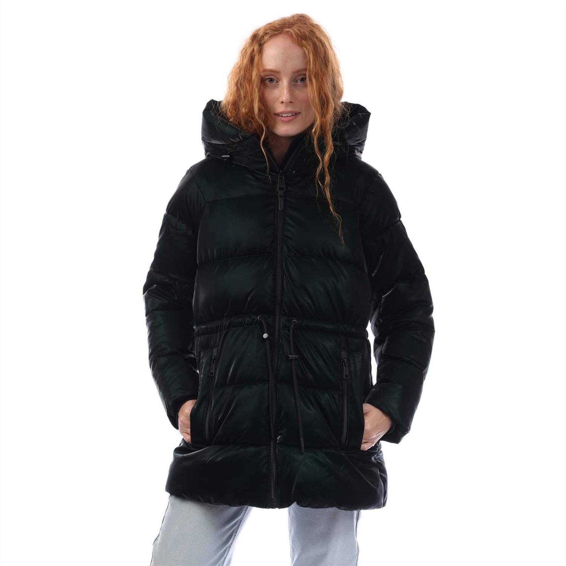 DKNY Front Drawcord Puffer Jacket