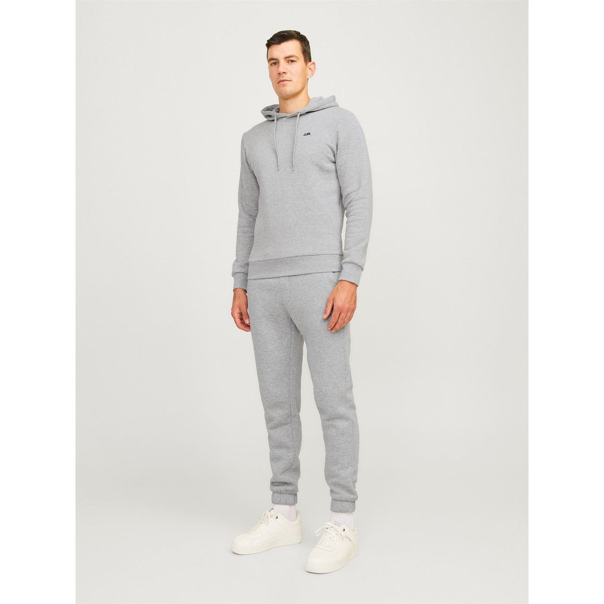JJ Rebel Long Sleeve Logo Print Hooded Sweatshirt