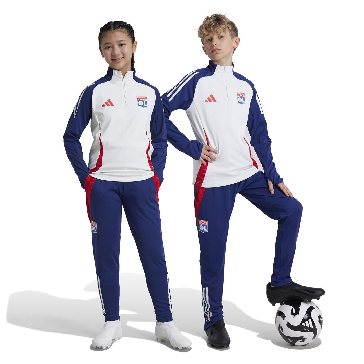 adidas Olympique Lyonnais Tiro 24 Training Tracksuit Bottoms Juniors