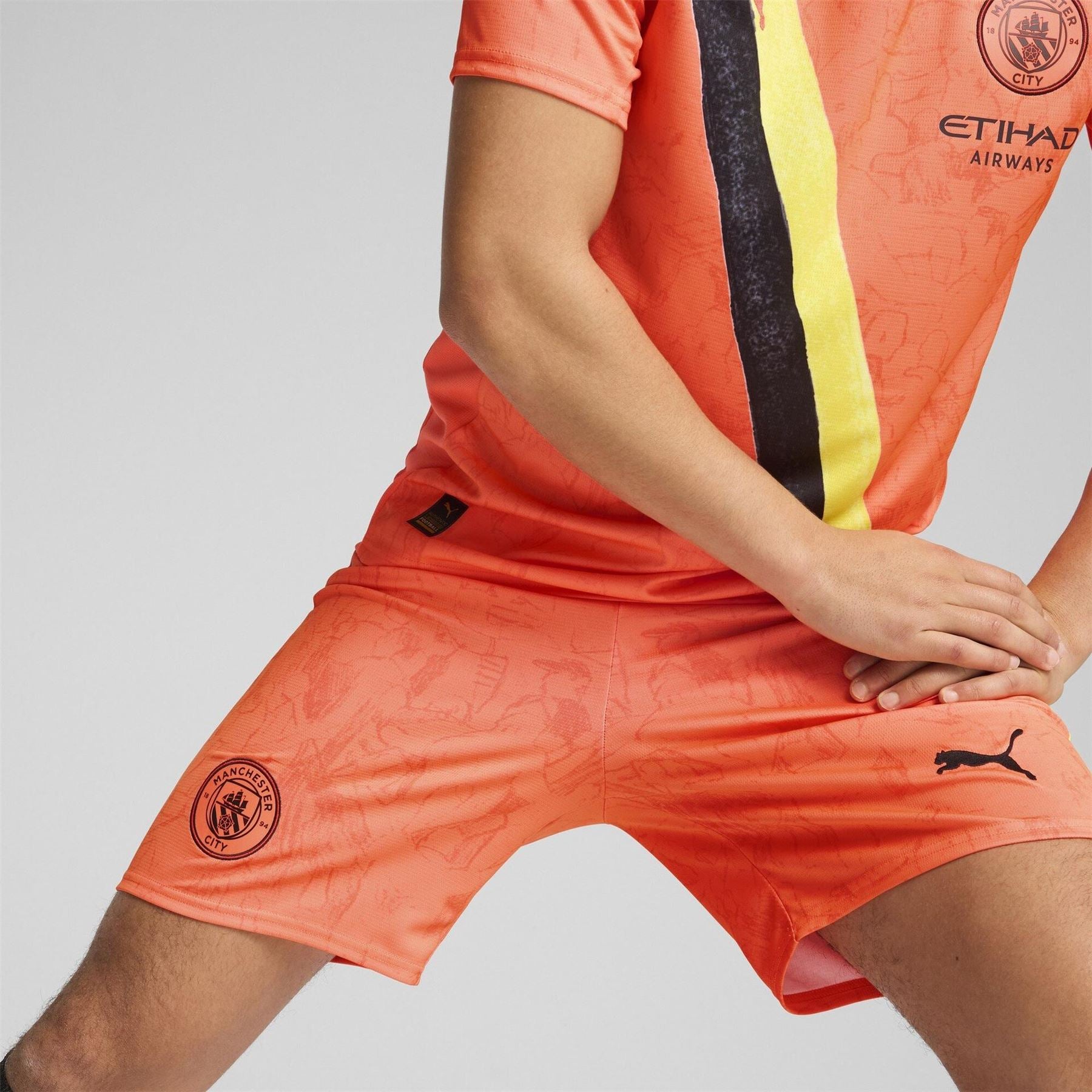 Puma X Kidssuper Manchester City Goalkeeper Shorts 2025 2026 Adults