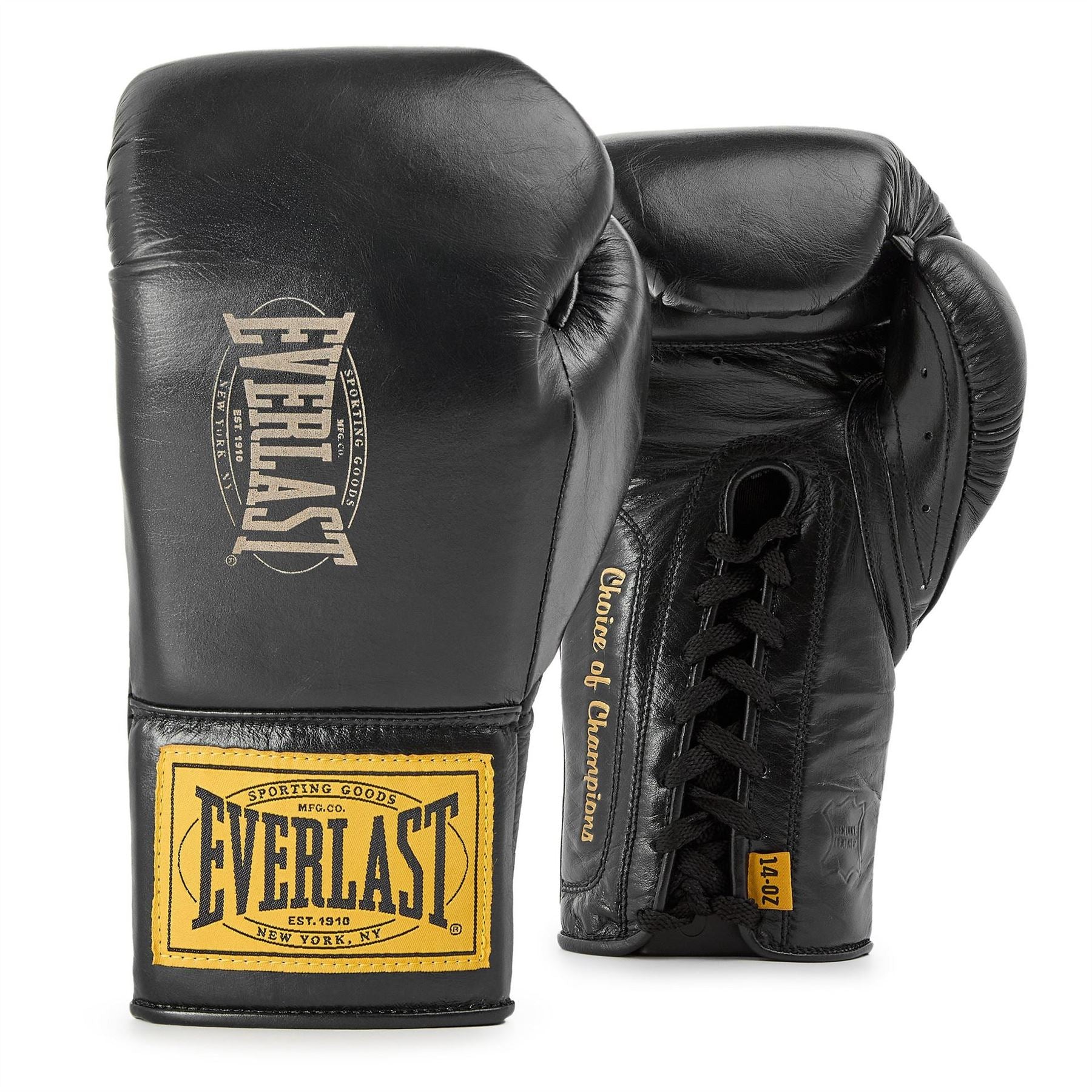 Everlast Pro Leather Laced Boxing Gloves