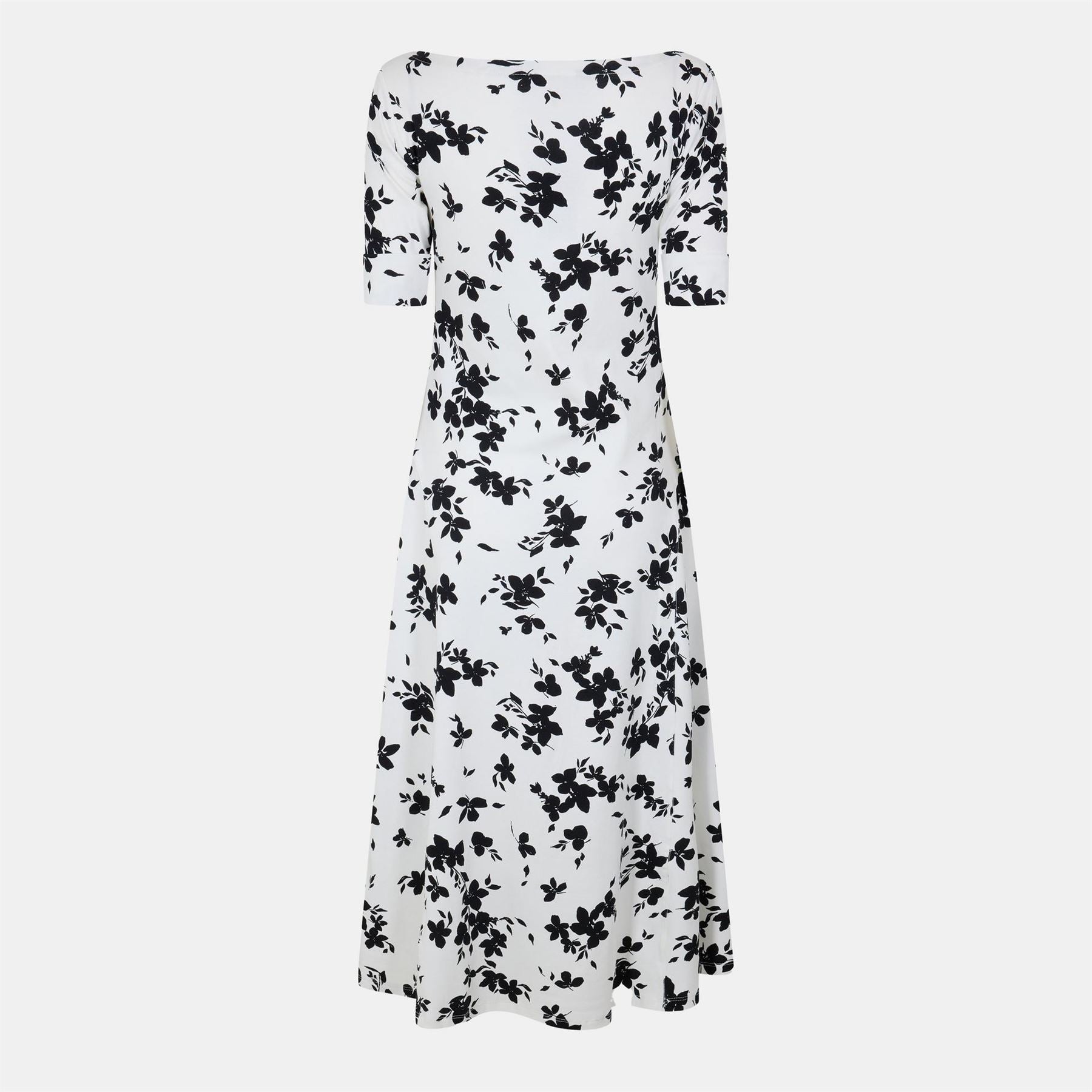 Lauren by Ralph Lauren Munzie Boat Neck Midi T-Shirt Dress