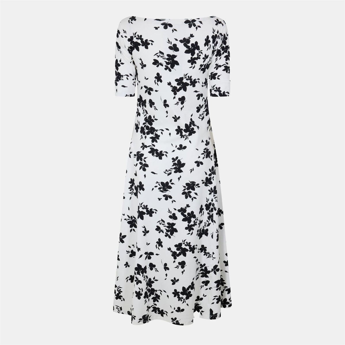 Lauren by Ralph Lauren Munzie Boat Neck Midi T-Shirt Dress