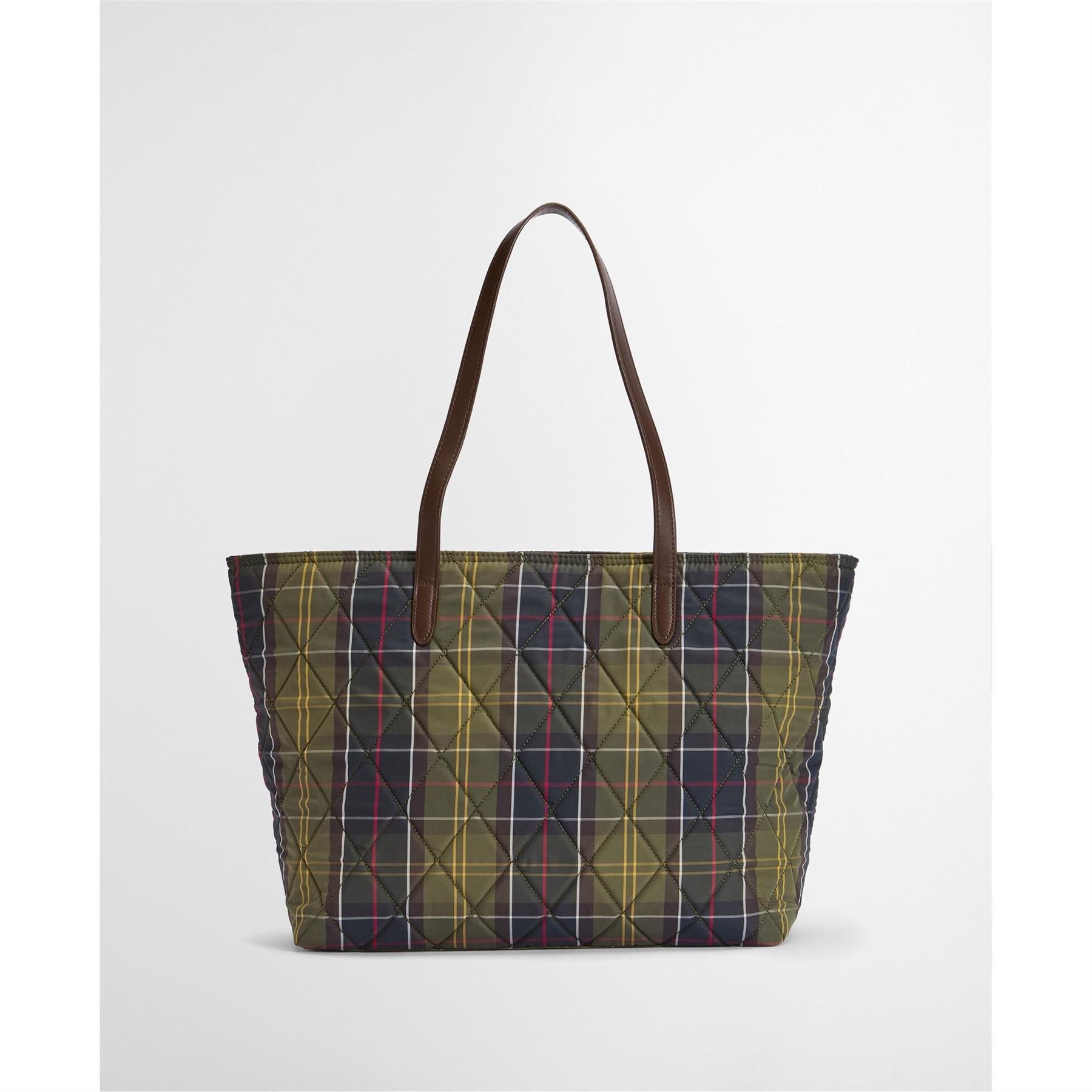 Barbour Wetherham Quilted Tartan Tote Bag
