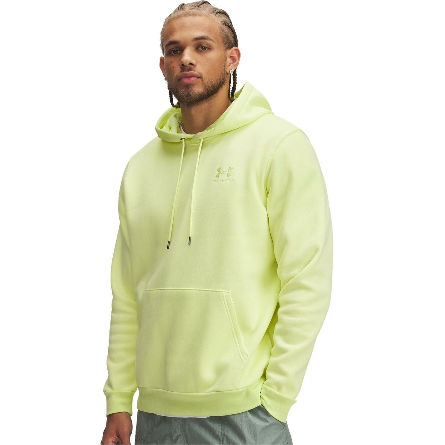 Under Armour Icon Hooded Neck Long Sleeve Fleece Top