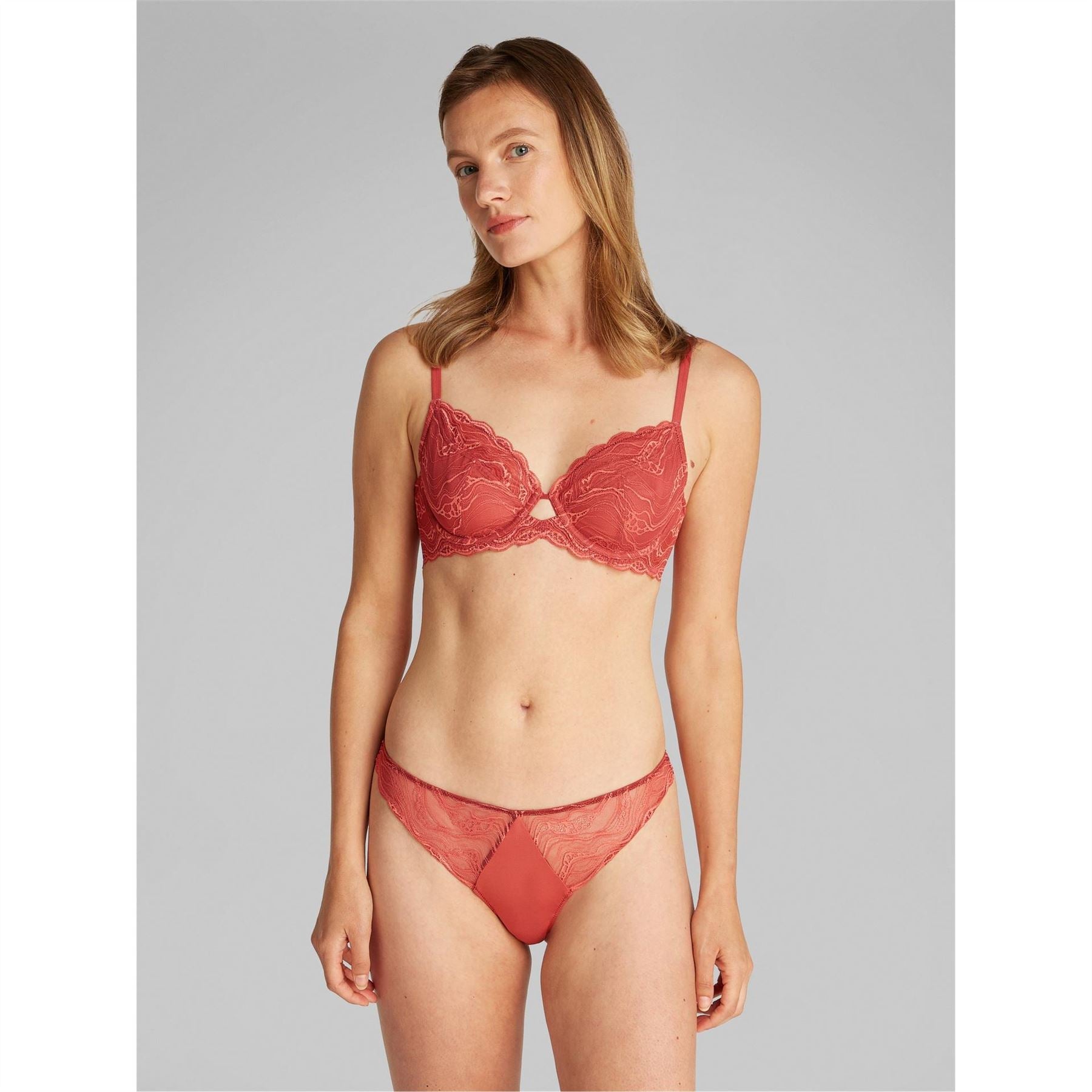 Calvin Klein Floral Patterned Thong Lingerie