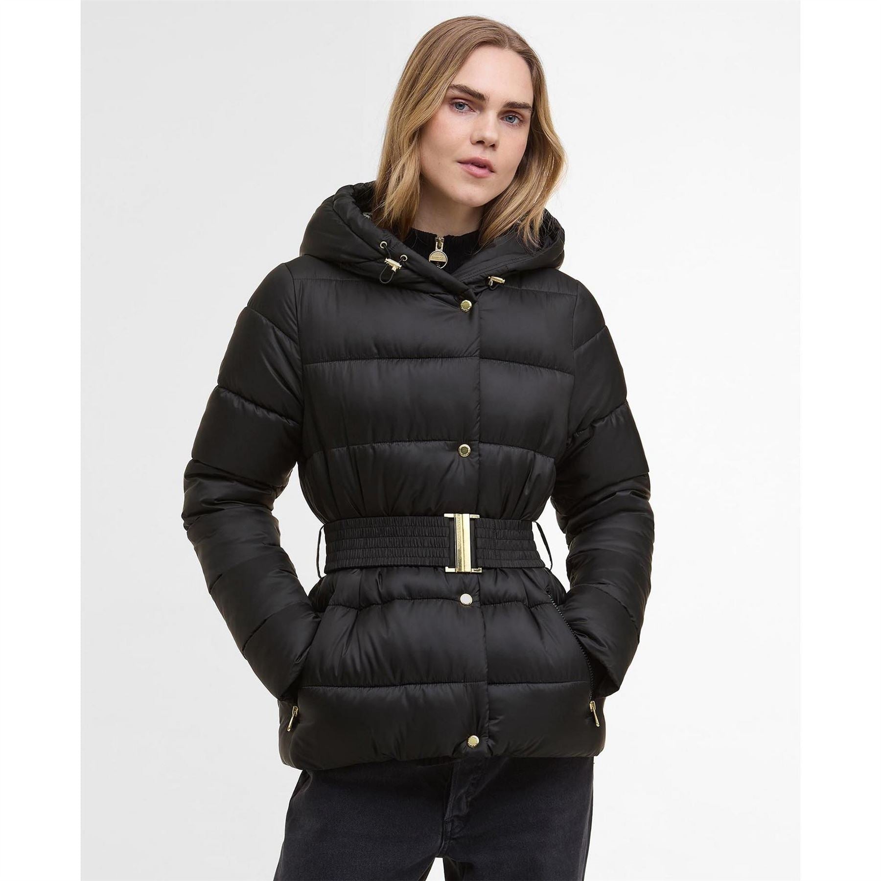 Barbour International Track Line Puffer Jacket