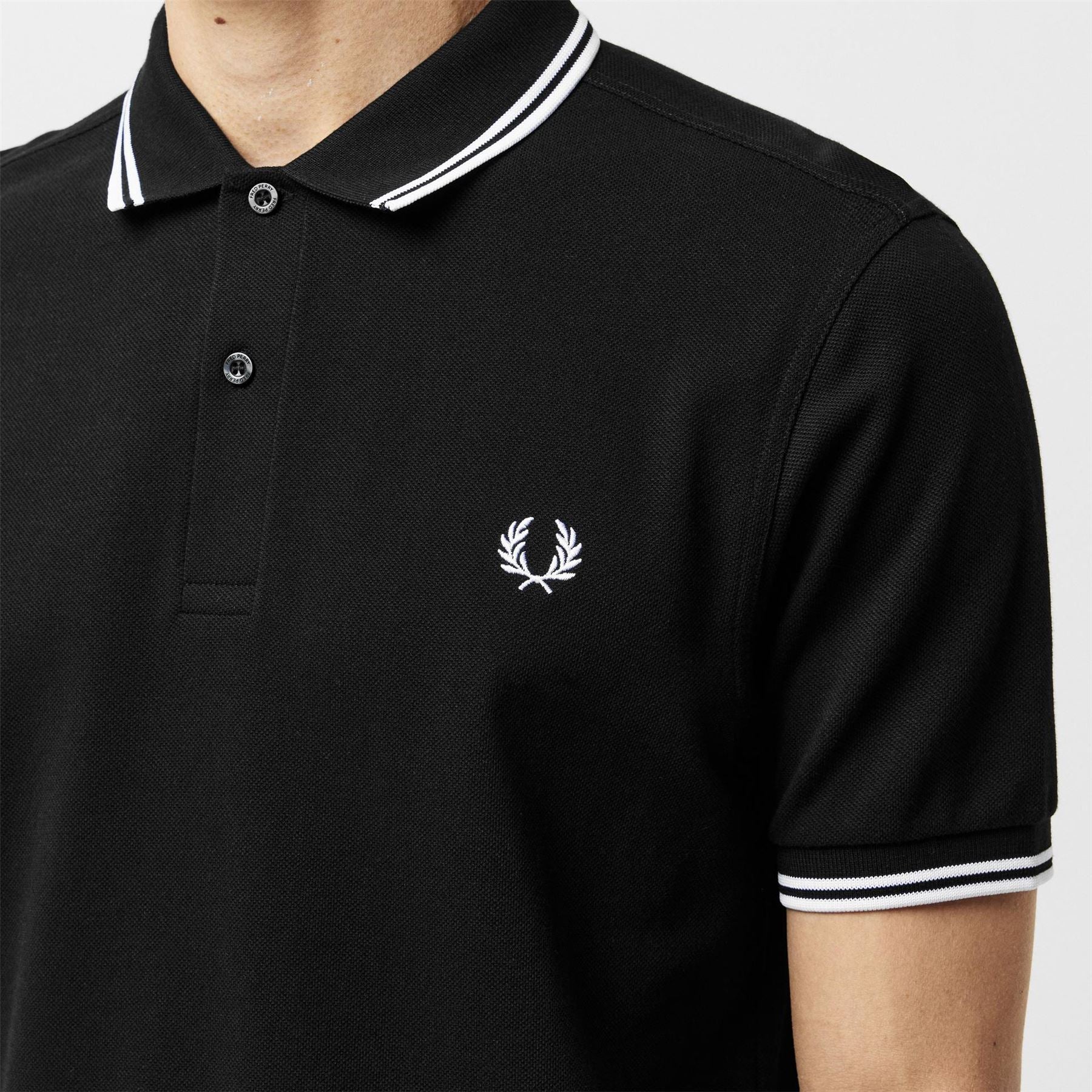 Fred Perry Sleeve Twin Tipped Polo Shirt
