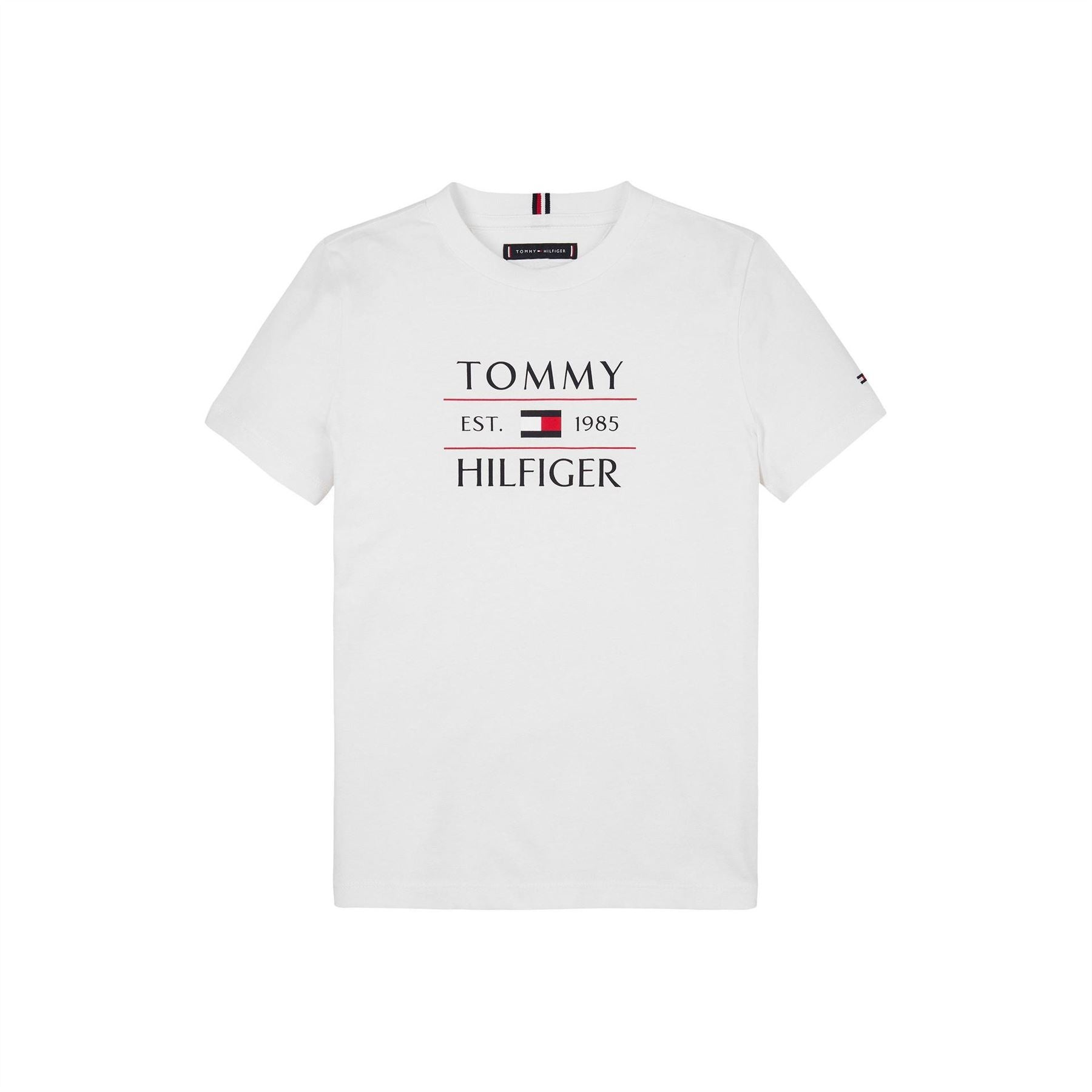 Tommy Hilfiger Flag Regular Fit Short Sleeve Crew Neck T-Shirt