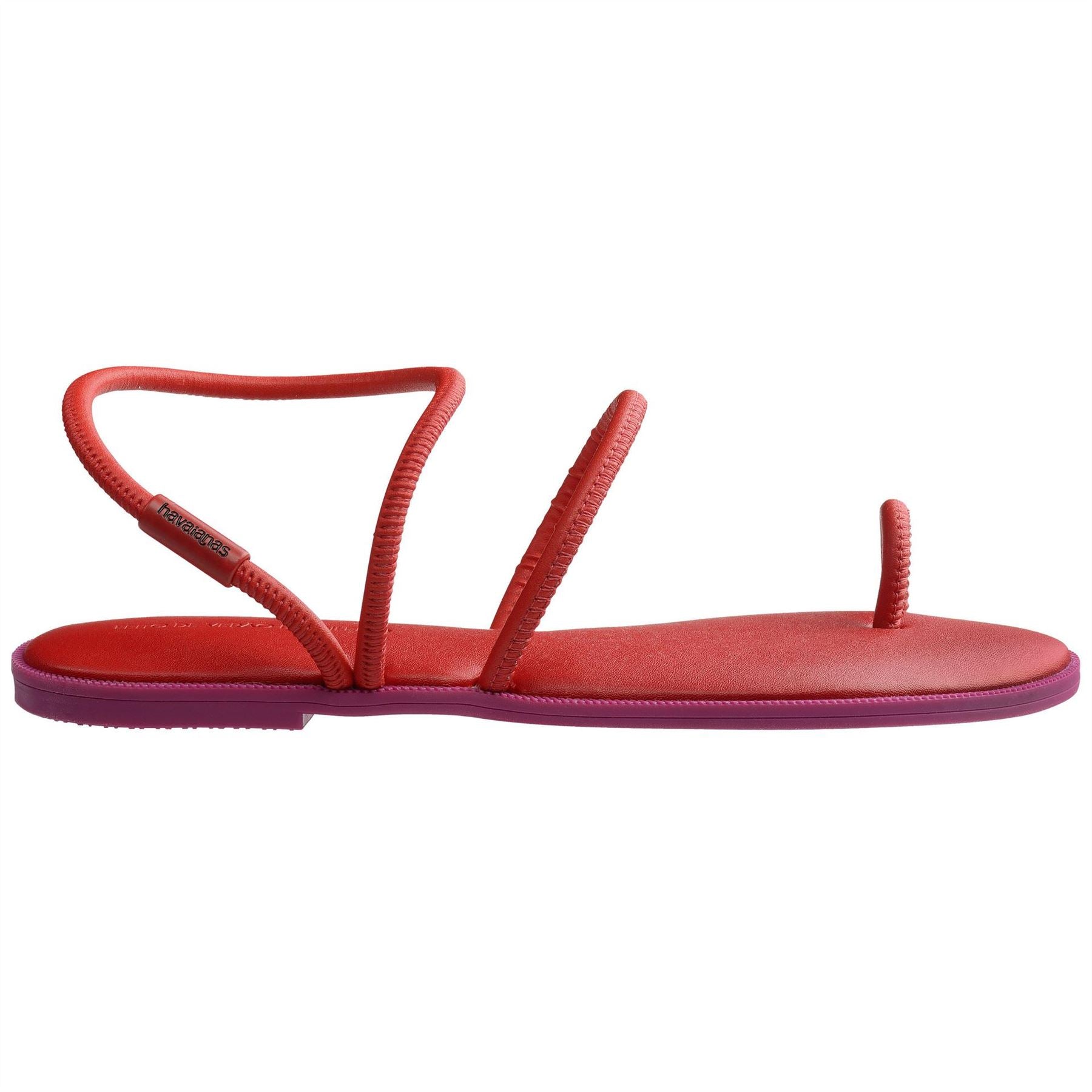 Havaianas Una Solid Patterned Thong Toe Flat Sandals