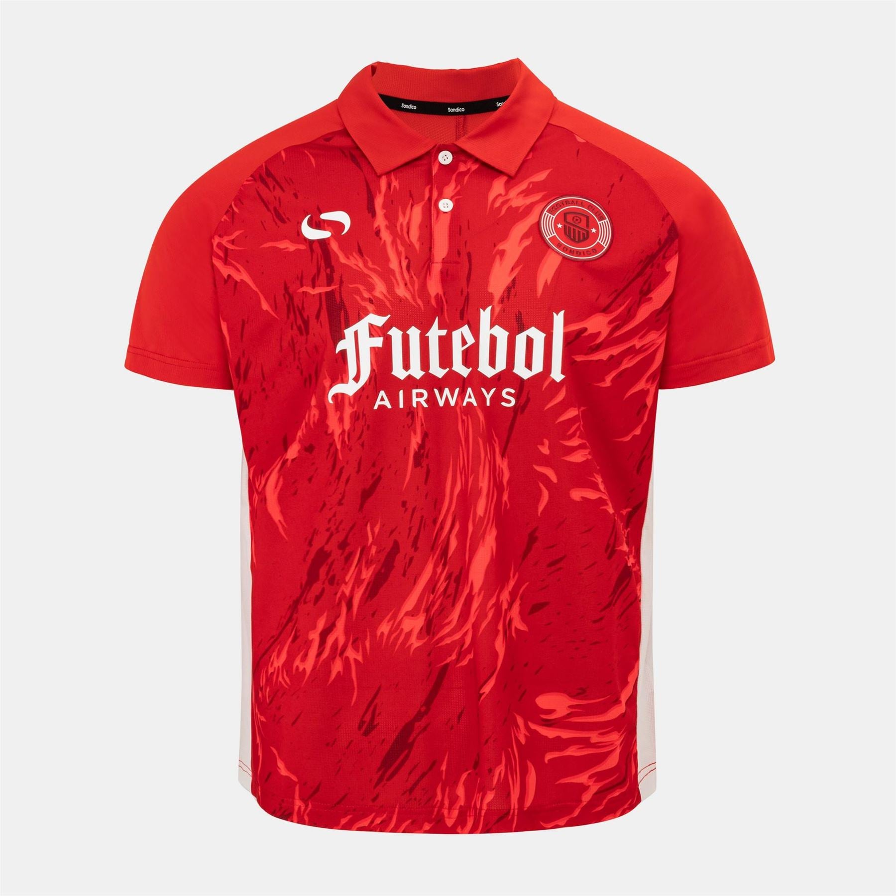 Sondico Team Jersey Collared Neck Raglan Sleeve Polo Shirt