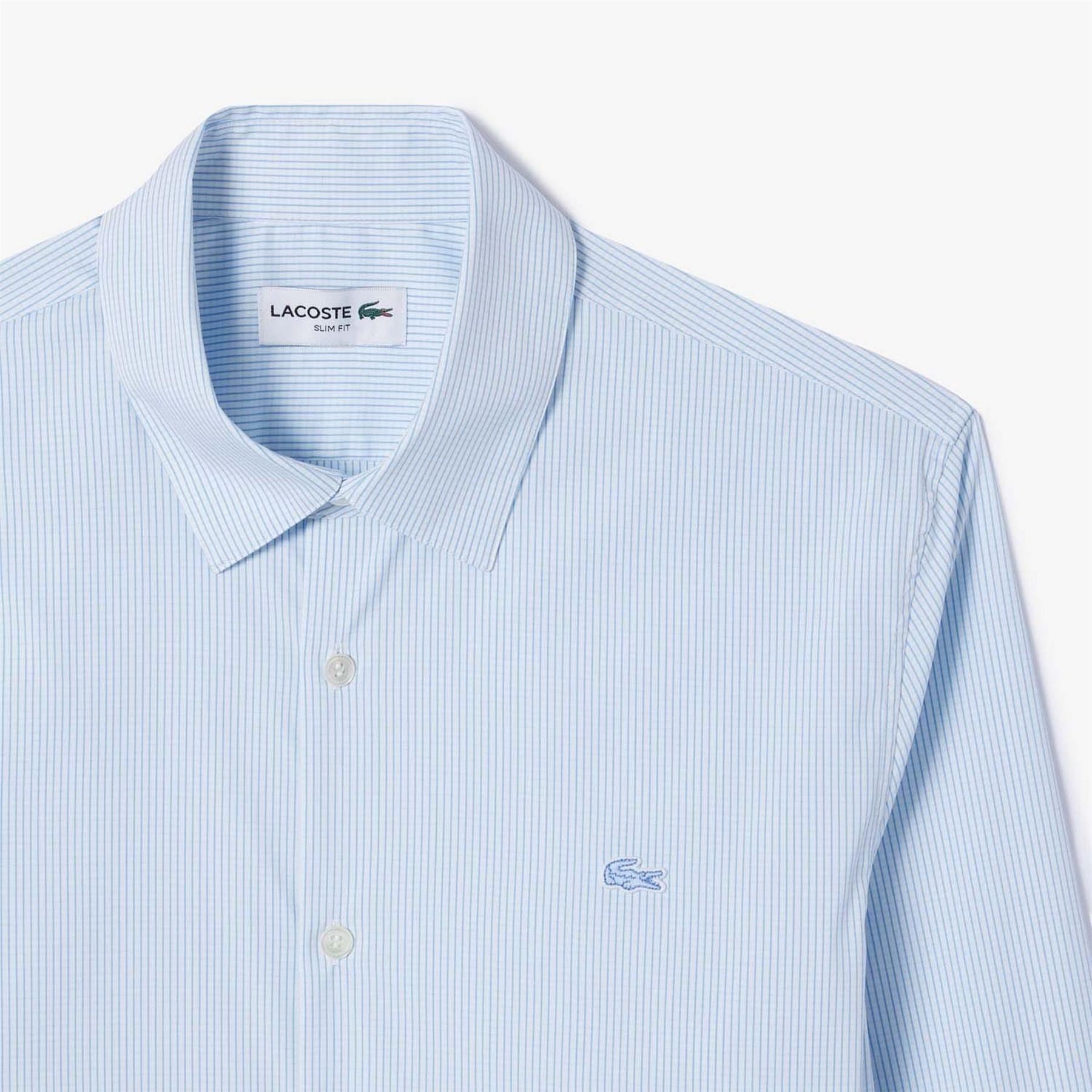 Lacoste Fit Plaid Poplin Shirt