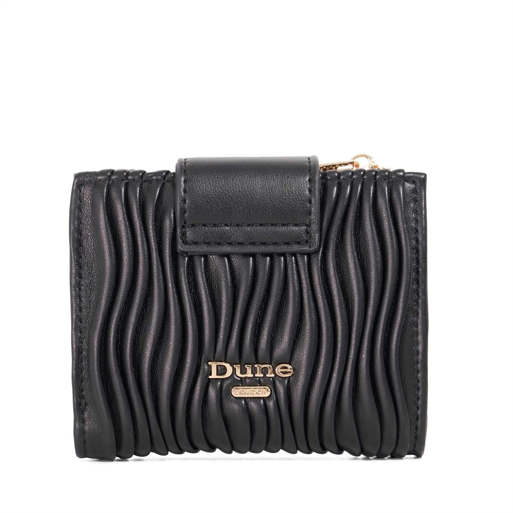 Dune London Kearton Textured Coin Purse with Gold Tone Hardware