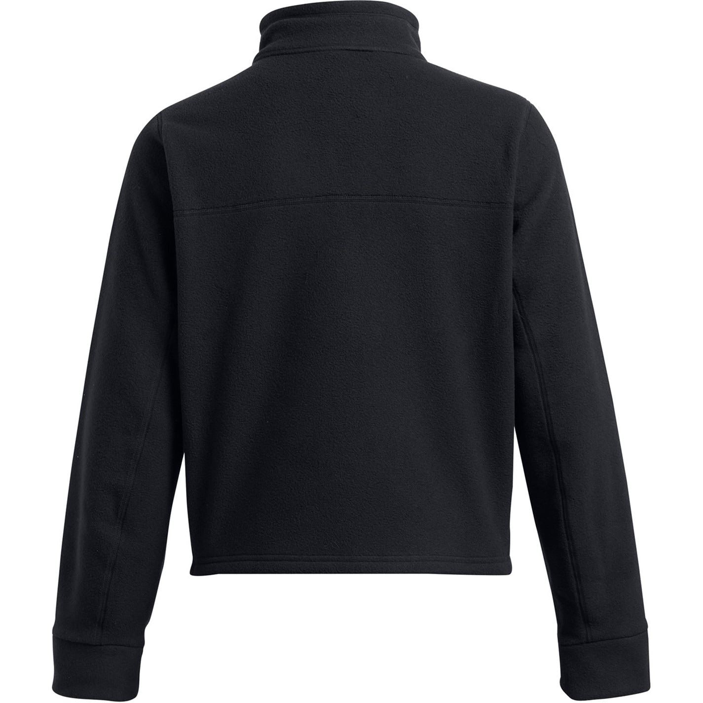 Under Armour Solid Patterned Hooded Neck Ribbed Cuff Fleece Jacket