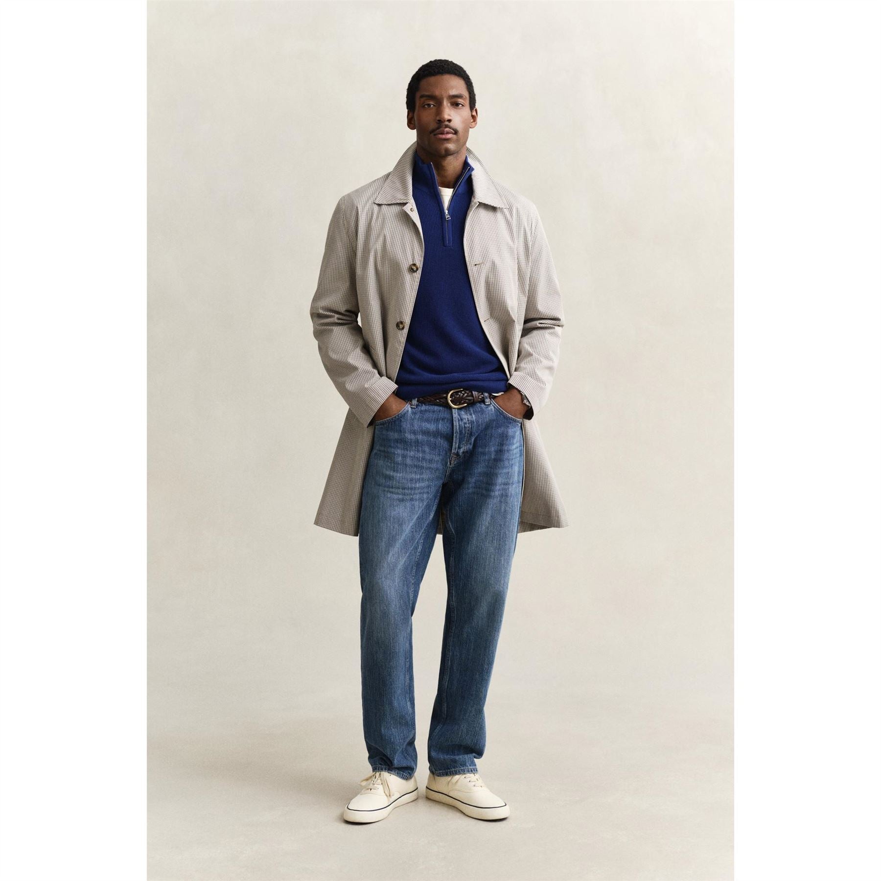 Gant Textrd Half Zip Sn62