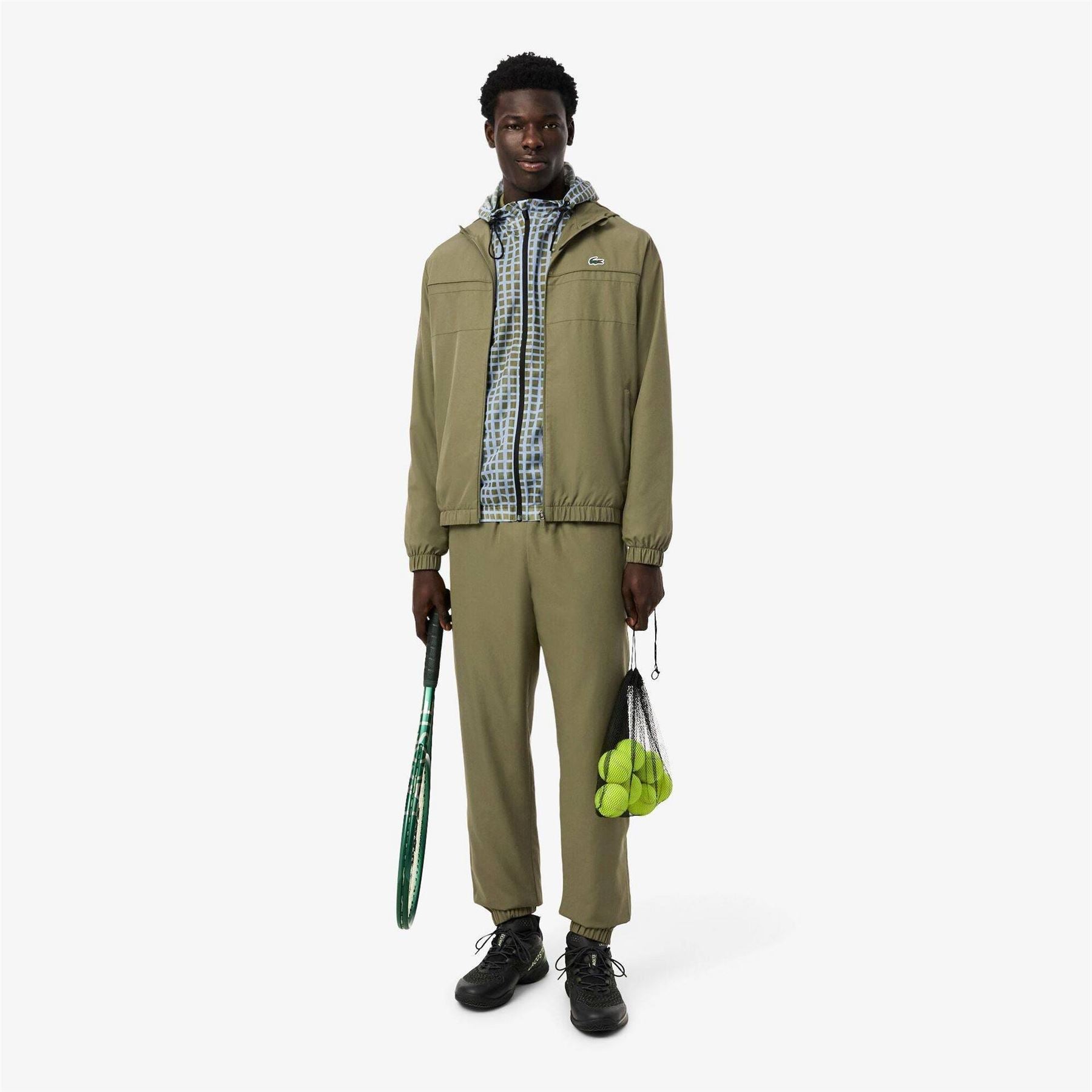 Lacoste Hooded Taffeta Sport Jacket