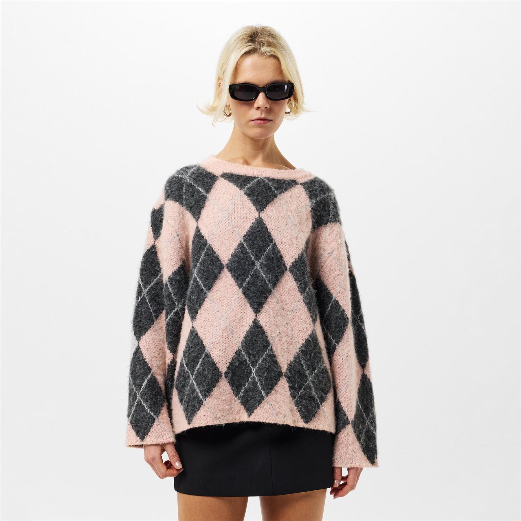 Edited Harriet Crew Neck Long Sleeve Drop Shoulder Sweater