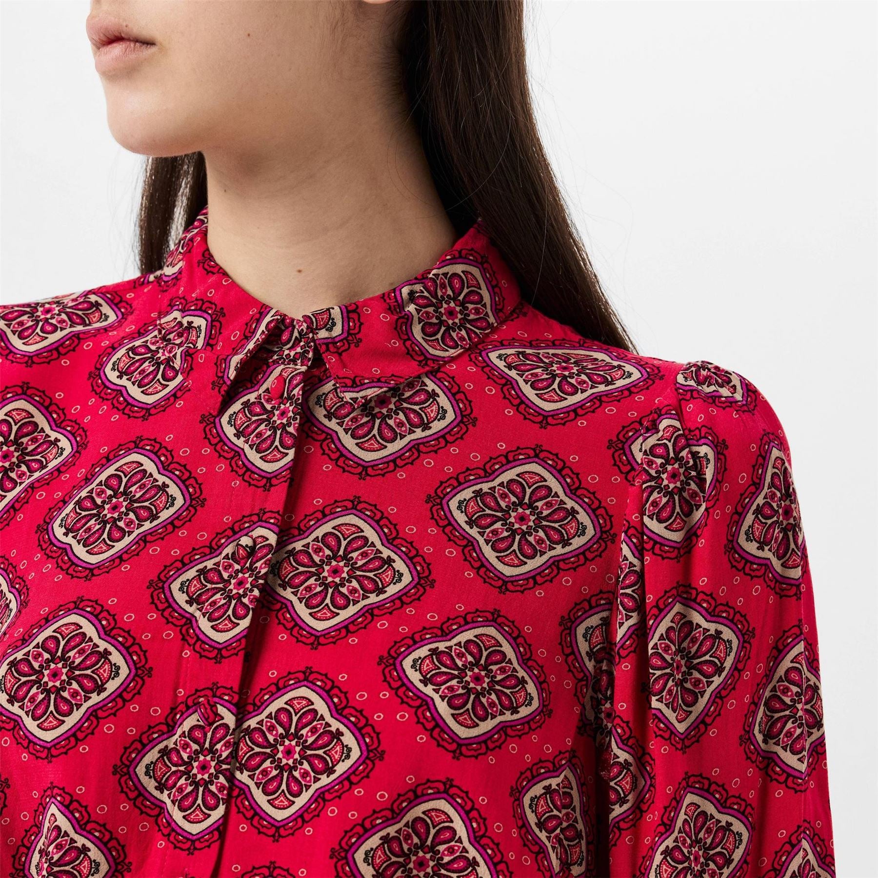 Vero Moda Lace Long Sleeve Relaxed Fit Shirt