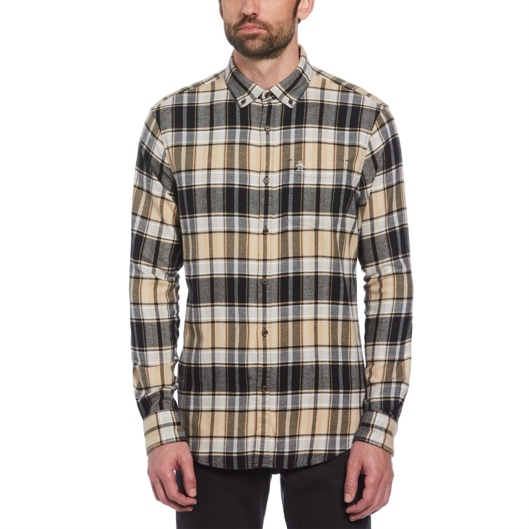 Original Penguin Long Sleeve Regular Fit Shirt