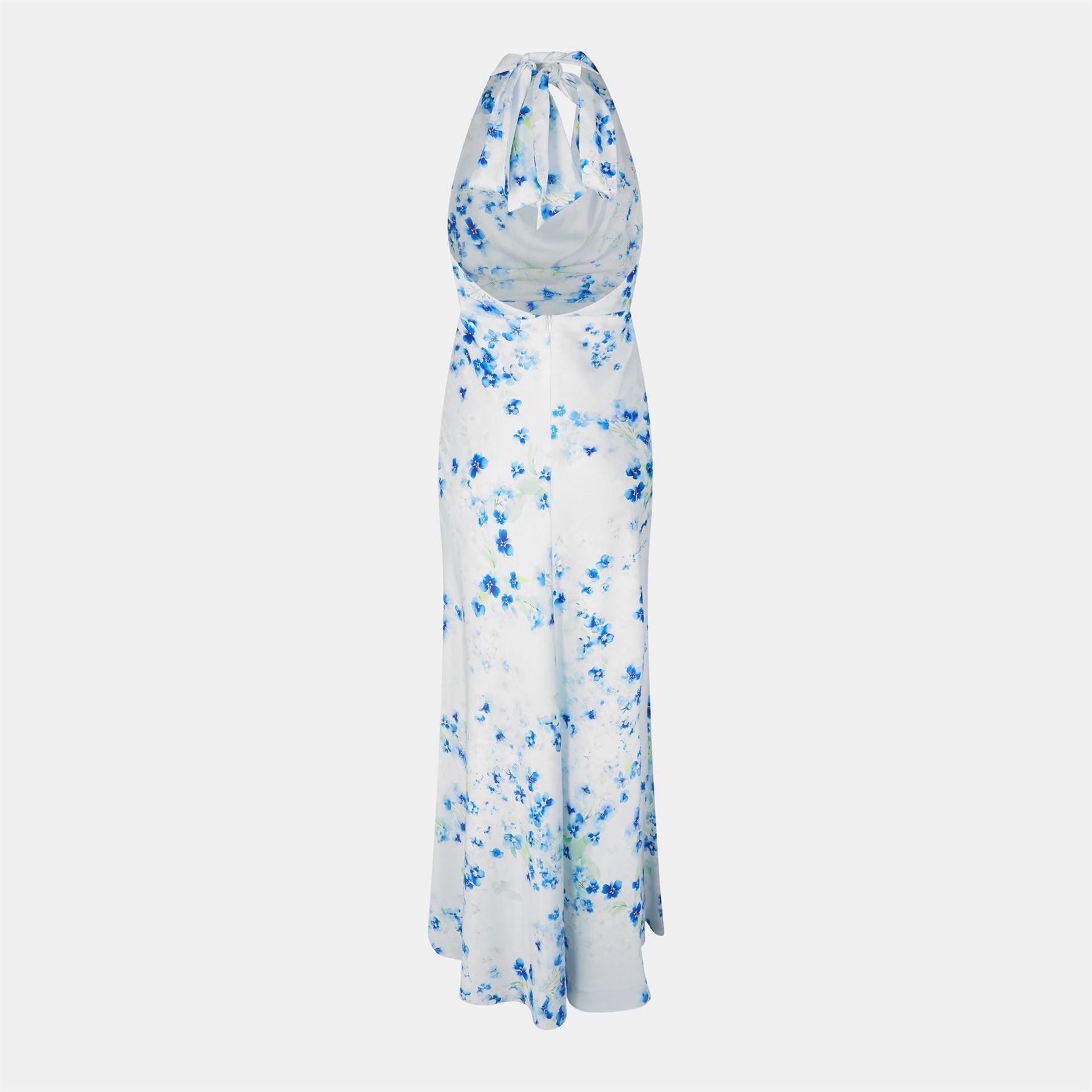 Jarlo Halter Neck Maxi Ball Gown Dress