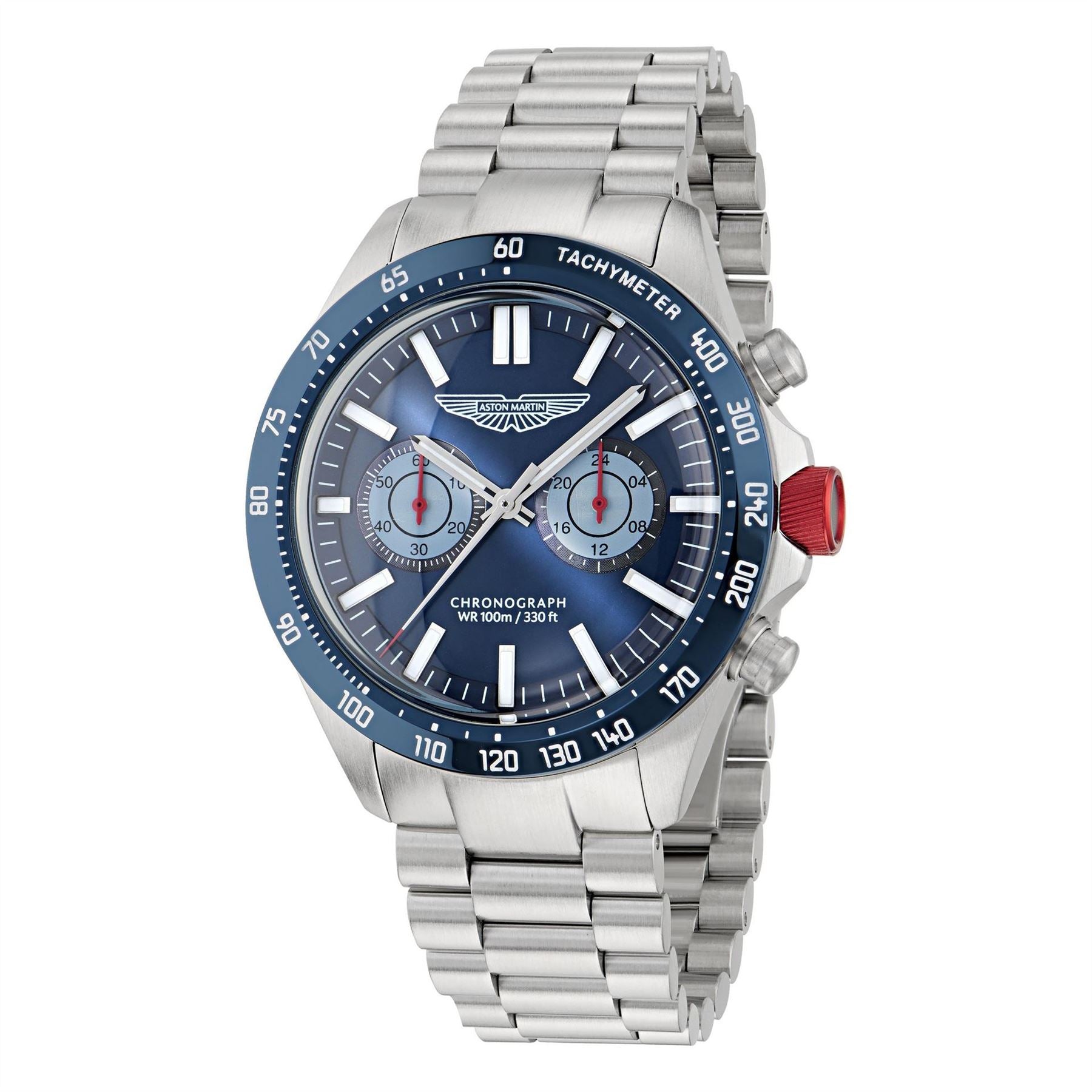 Aston Martin Dashboard Sn62 Racing Steel Bracelet Analogue Watch