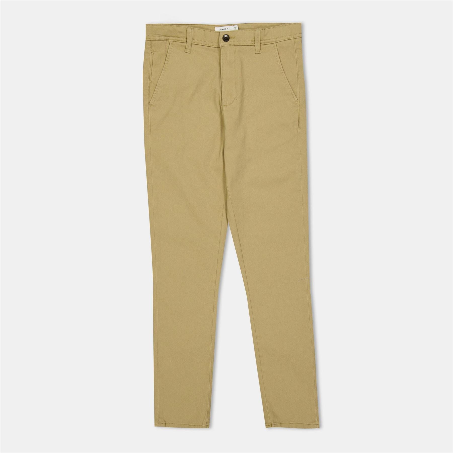 Name It It Solid Patterned Slim Straight Chinos