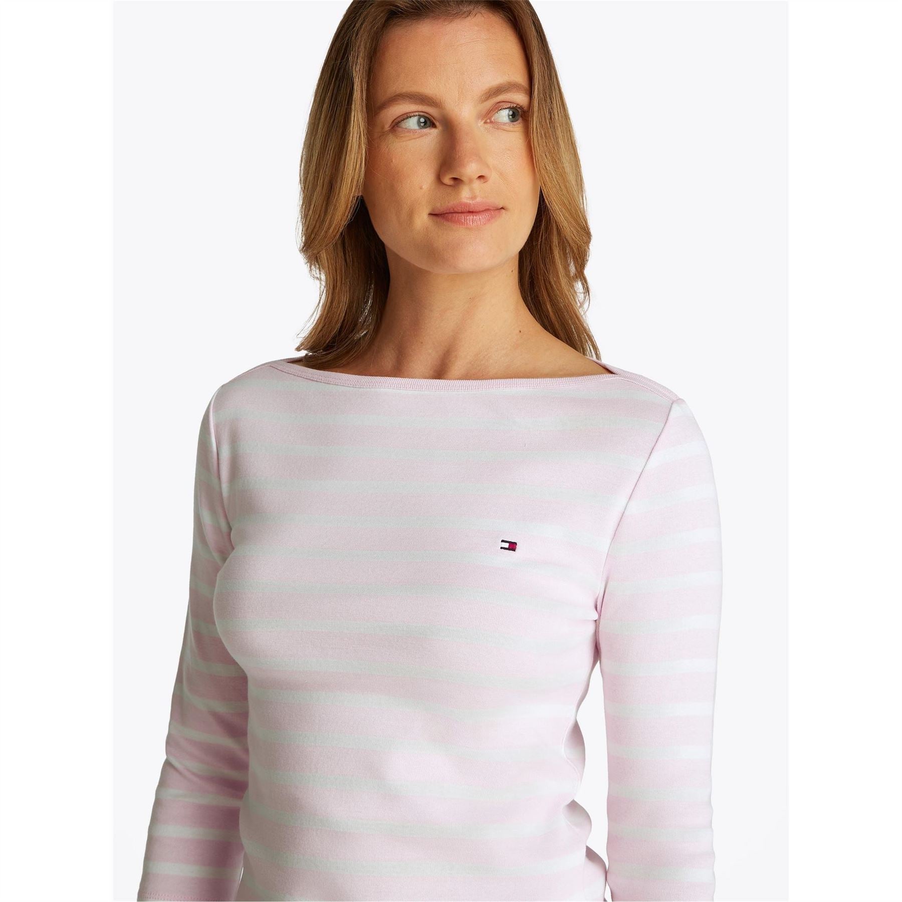 Tommy Hilfiger Cody Slim Fit Boat Neck 3/4 Sleeve T-Shirt