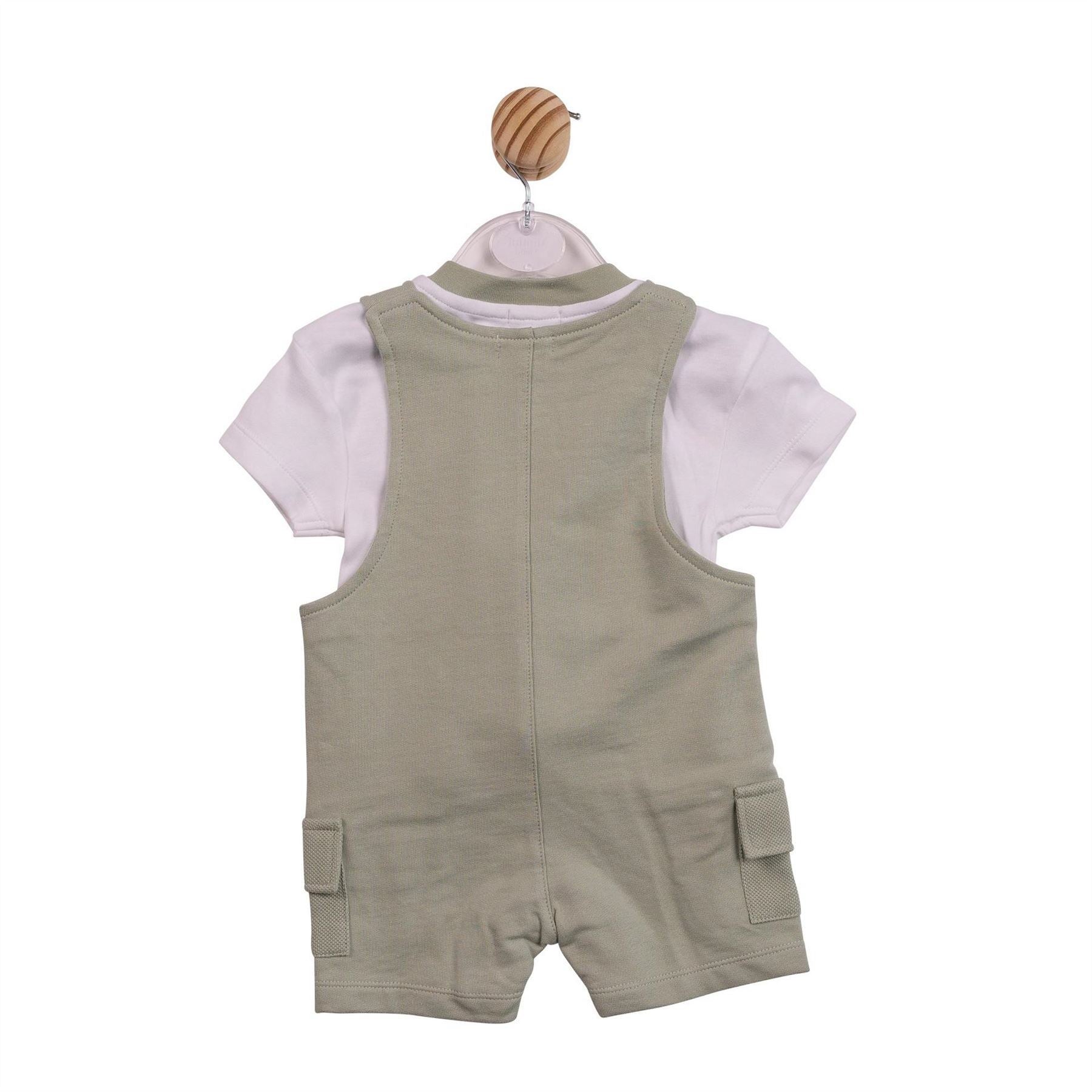 Mintini Baby Top And Dungaree Pyjama Set